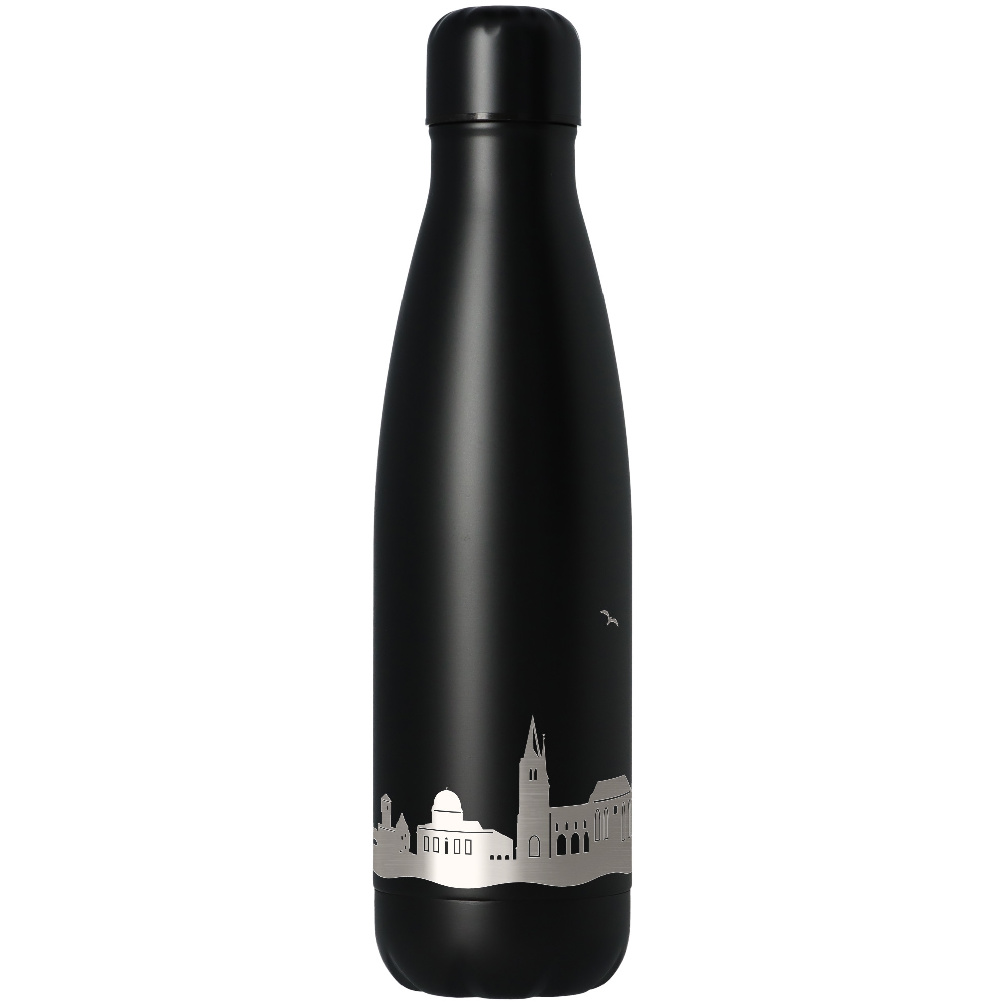 5d88f5dceac0510e1c18f124884078fb2081fcdd Trinkflasche Skyline Nürnberg Schwarz 500ml