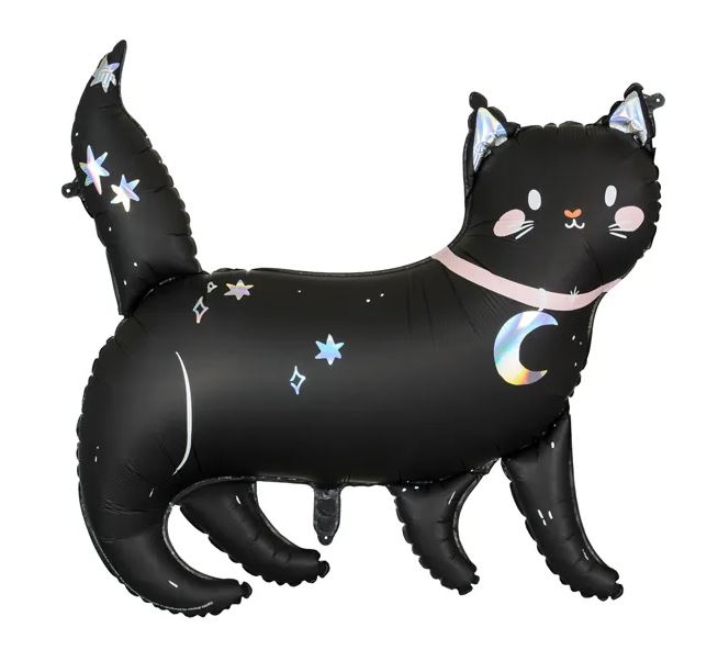 Folienballon "Schwarze Katze", ca. 80 cm Folienballon "Schwarze Katze", ca. 80 cm
