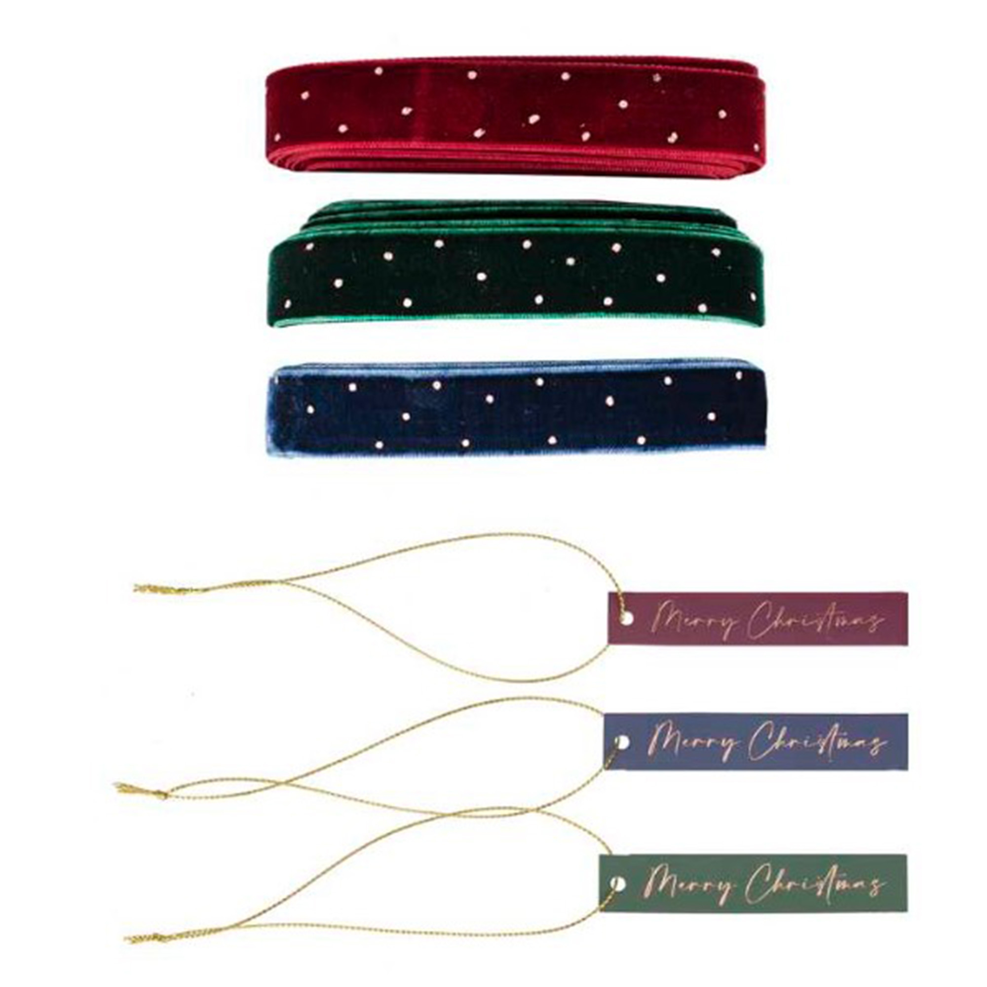 WeihnachtsgeschenkanhÀnger und Samtband WeihnachtsgeschenkanhÀnger und Samtband