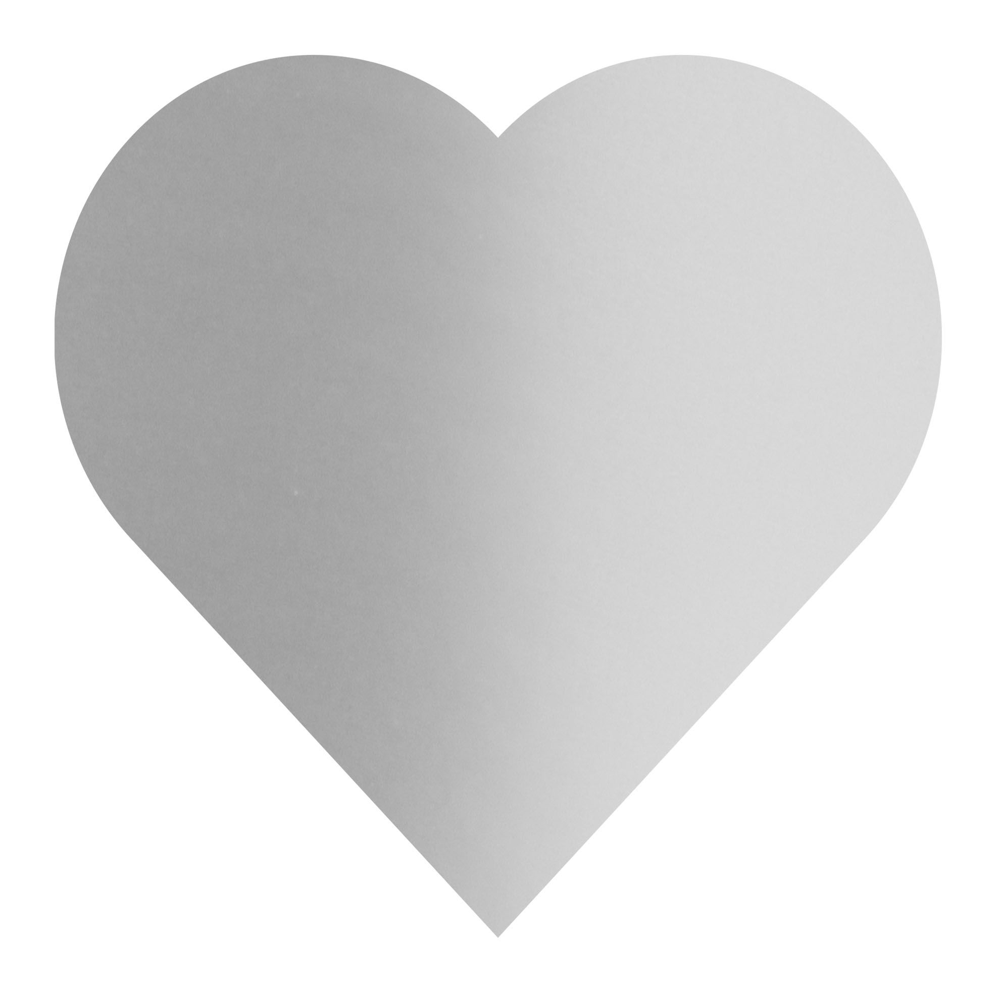 Folienkonfetti 3cm Herz 100g Satin Silber