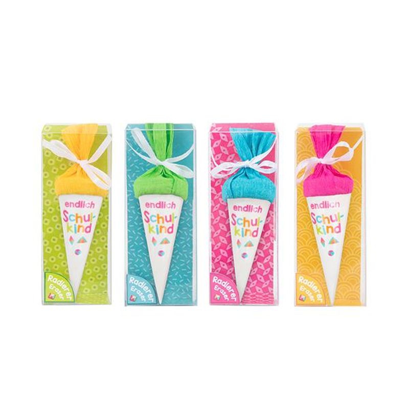 ABC - Schultüten Radierer "Endlich Schulkind" ABC - Schultüten Radierer "Endlich Schulkind"