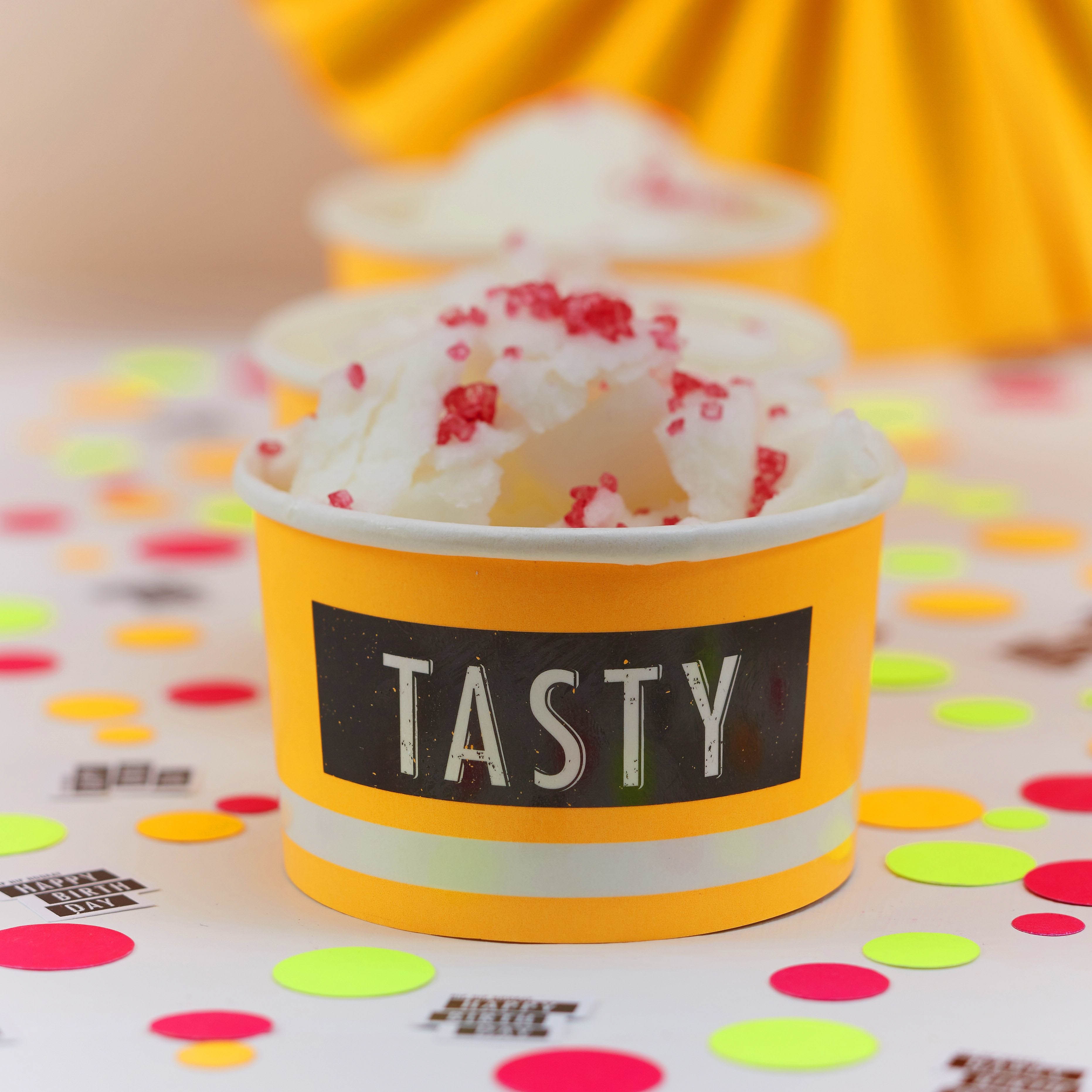 Neon Birthday - 8 Eisbecher Neon Orange Neon Birthday - 8 Eisbecher Neon Orange