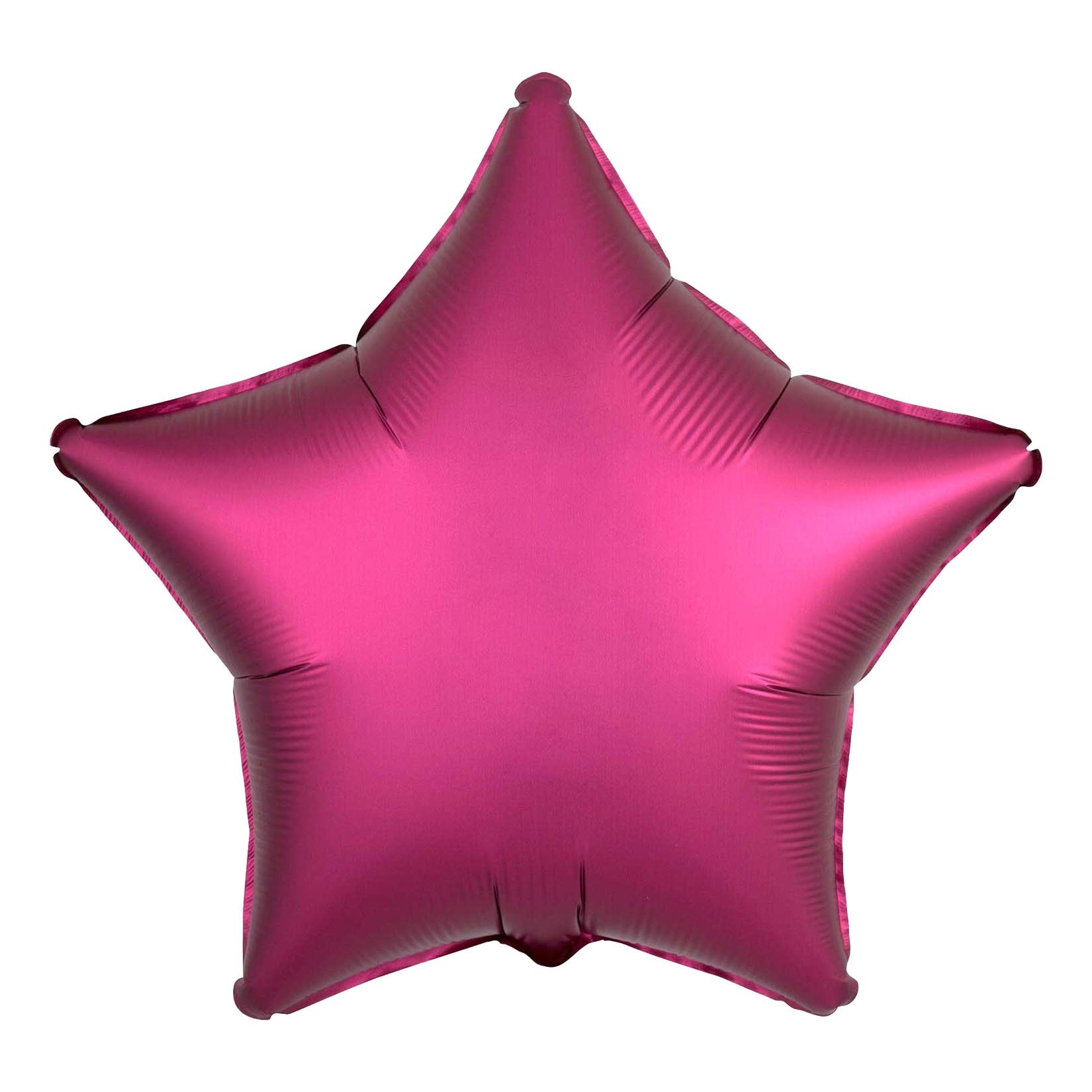 Folienballon Stern Satin Granatapfel Pink 45cm