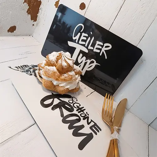Besteck, Gabel, Eiscreme, Brot, Mahlzeit