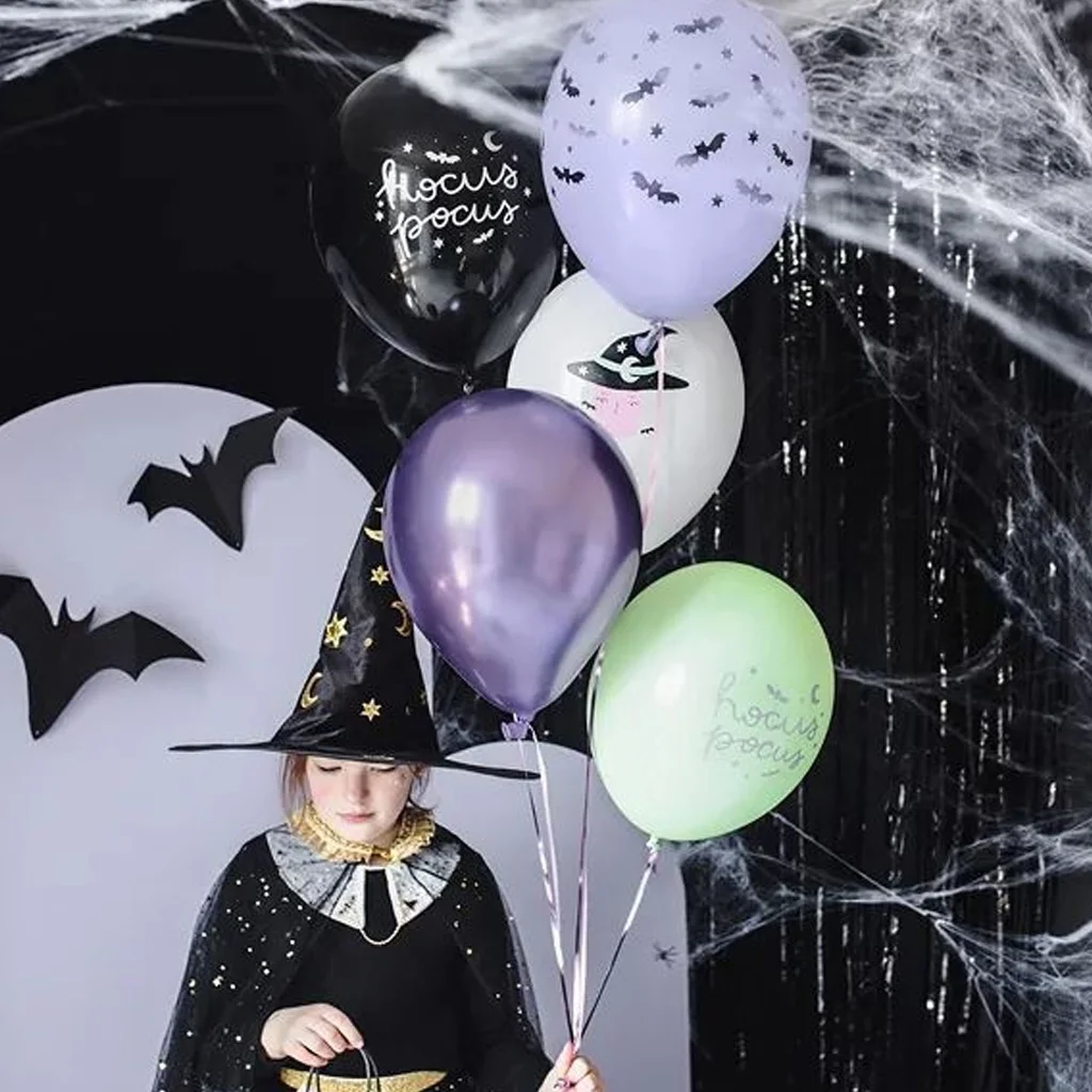 Ballons, Halloween, Hexenhut, Kostüm, Dekoration