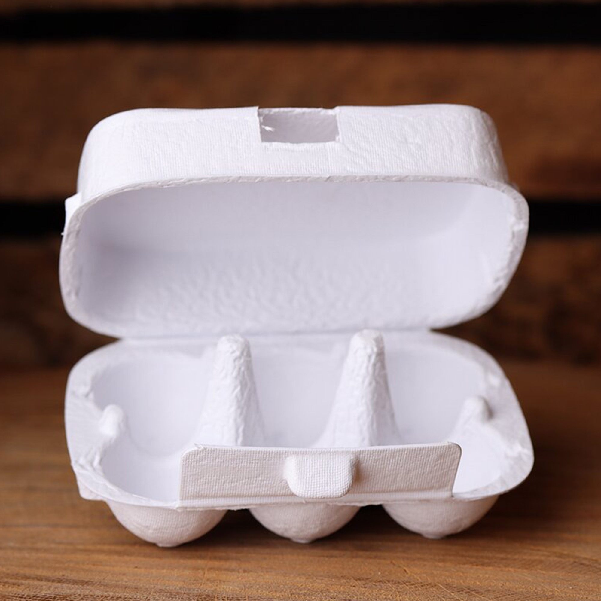 6er Eierkarton in Weiß 6er Eierkarton in Weiß