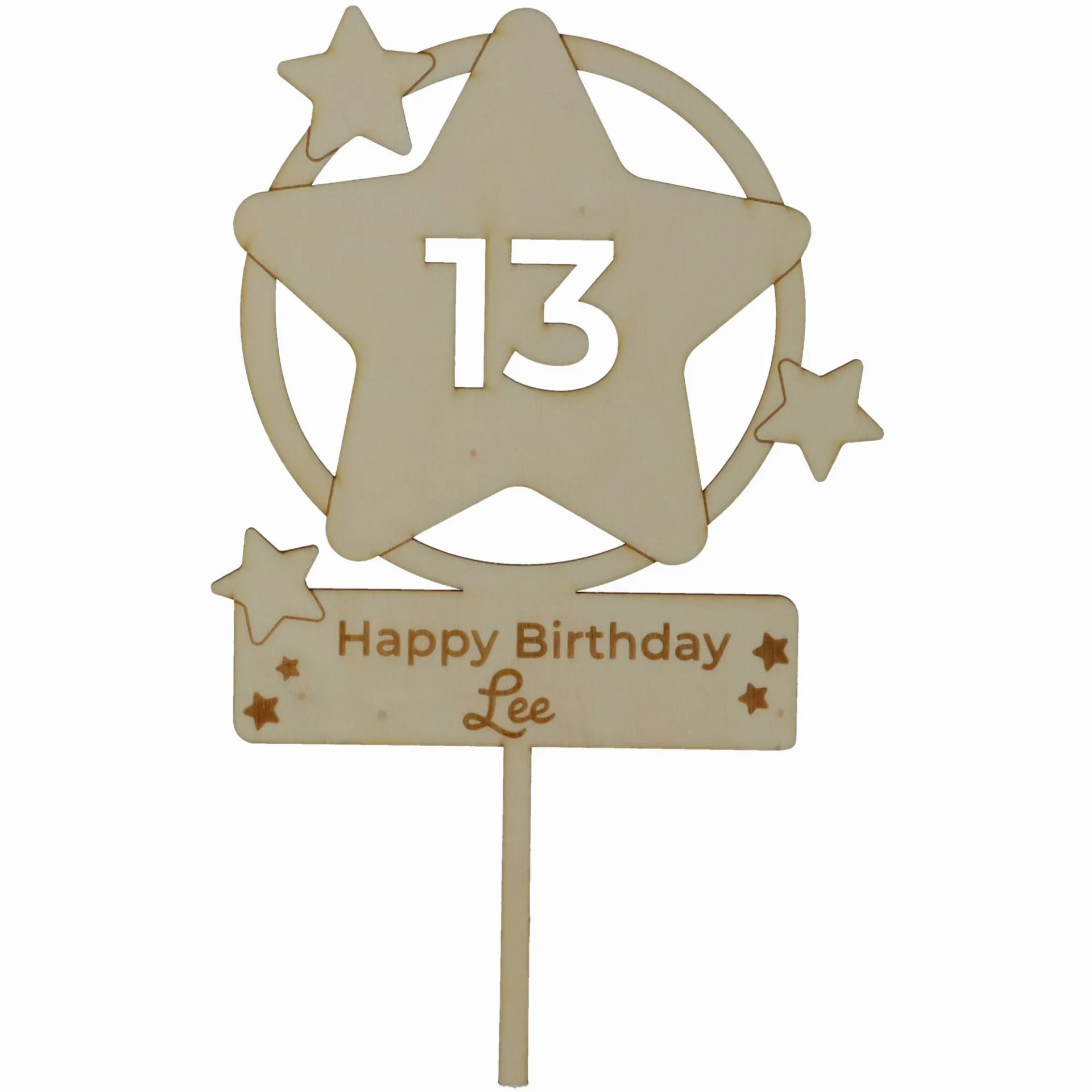 Cake Topper Ballon Stern