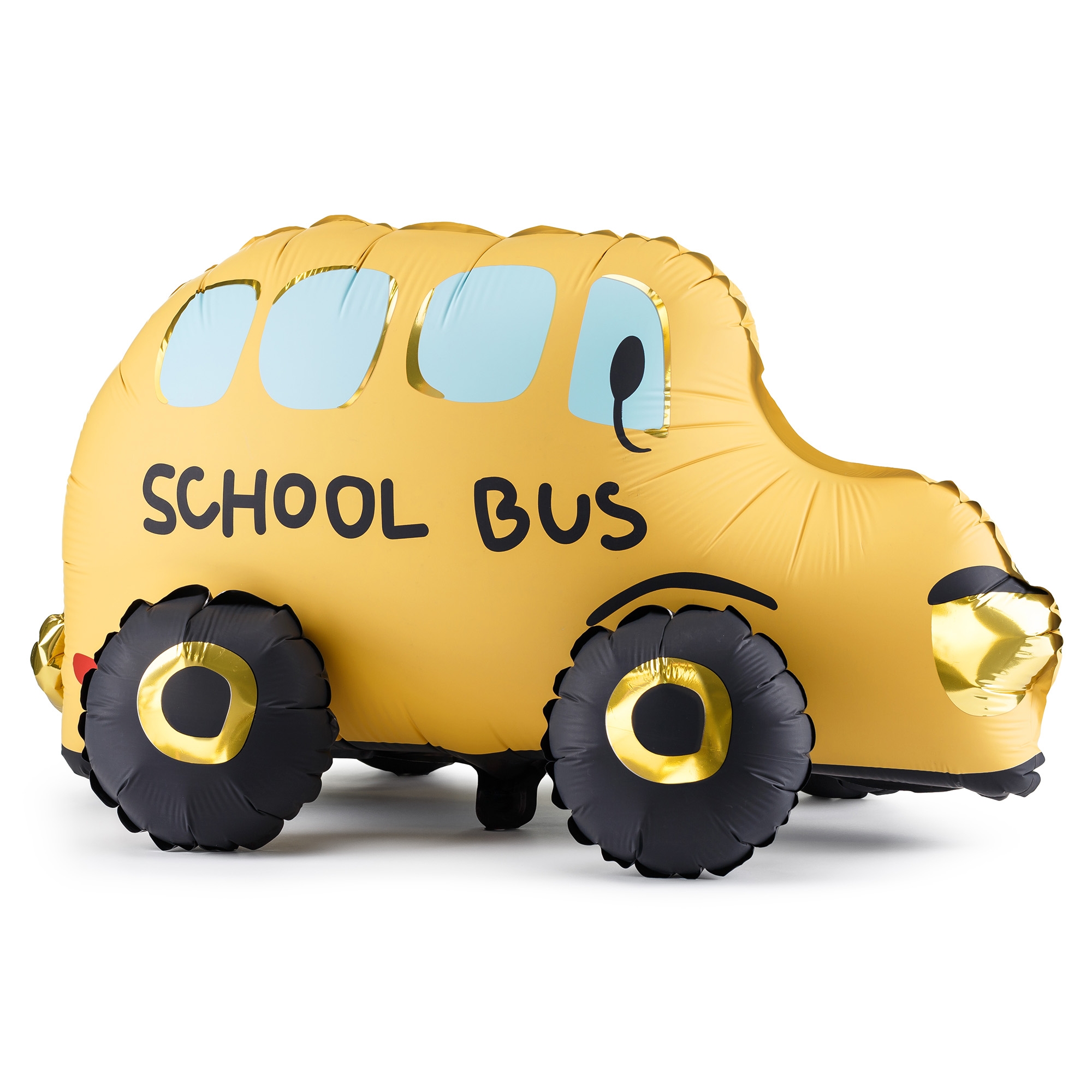 Folienballon "Schulbus" zur Luftbefüllung 75cm
