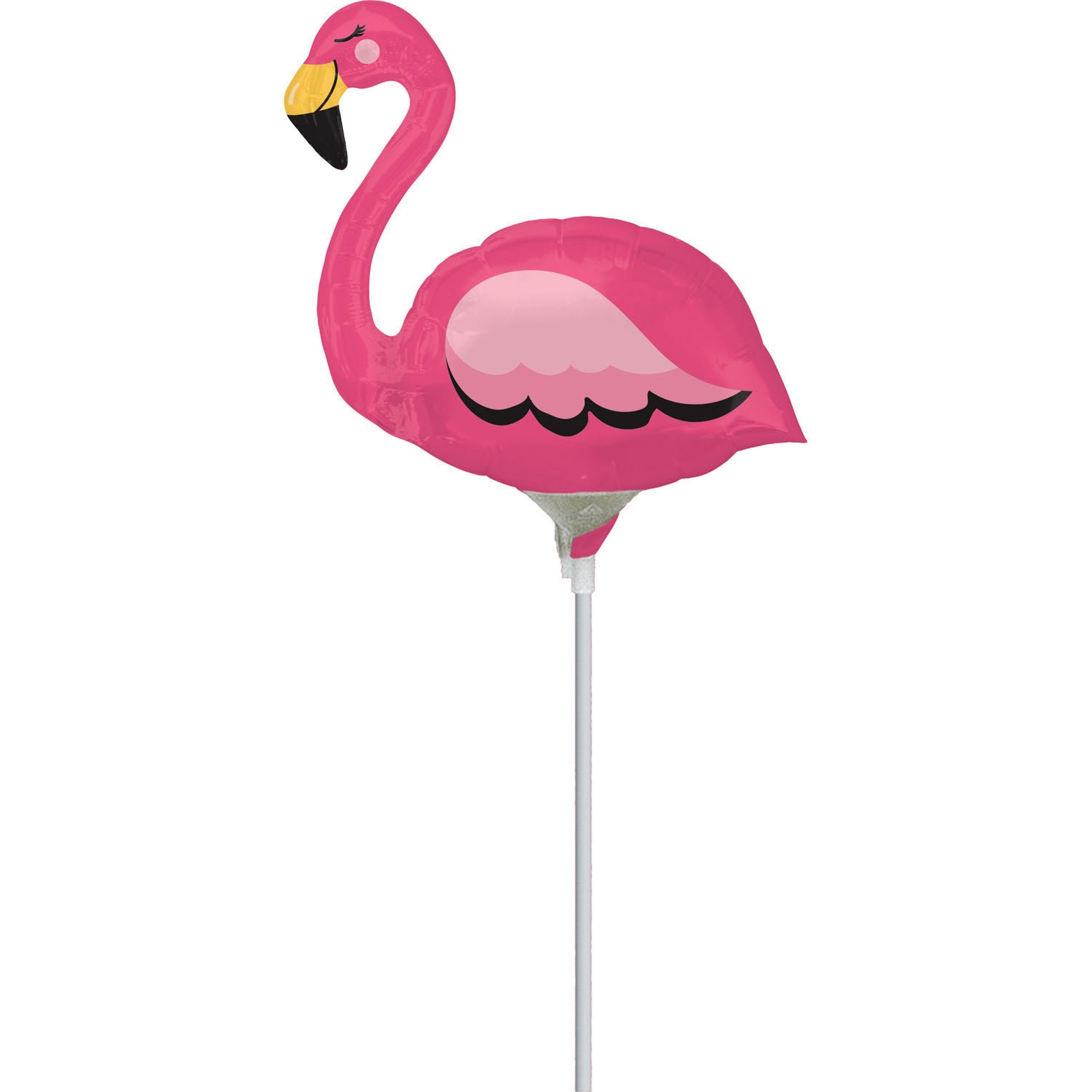 Folienballon Minishape "Flamingo" luftbefüllt