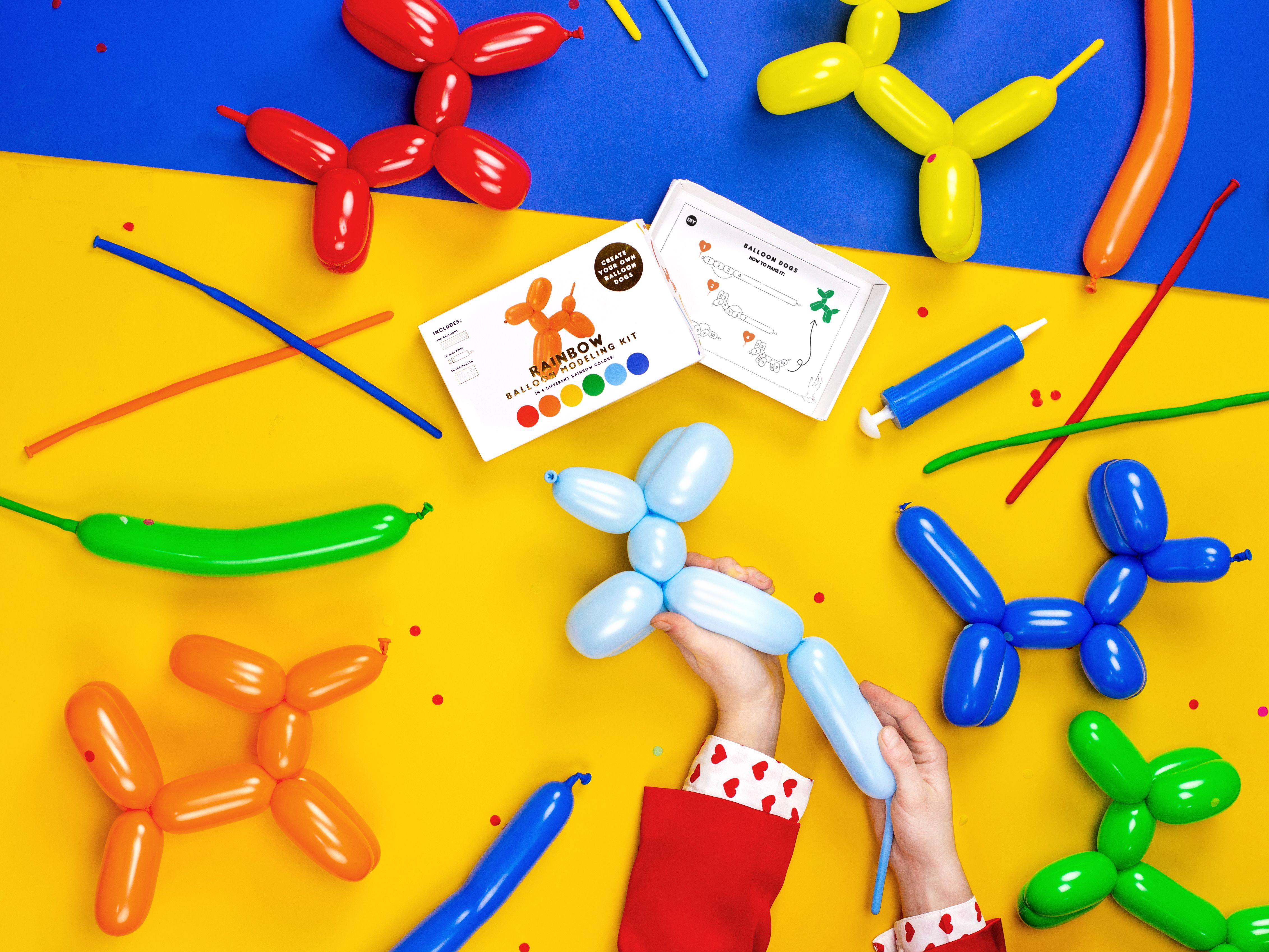 Modellierballon- Kit "Regenbogen" Modellierballon- Kit "Regenbogen"