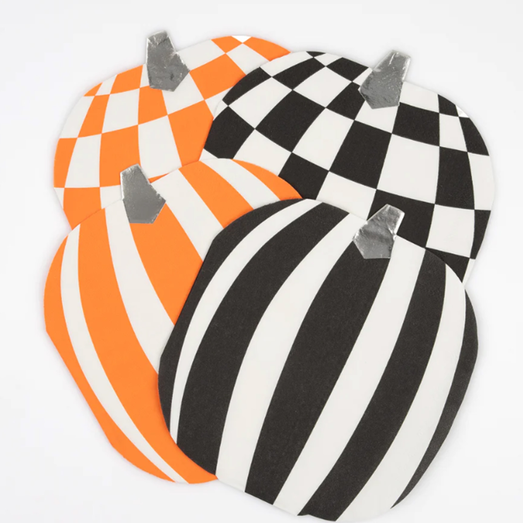 Meri Meri - 16 Servietten gemusterte Kürbisse Meri Meri - 16 Servietten gemusterte Kürbisse