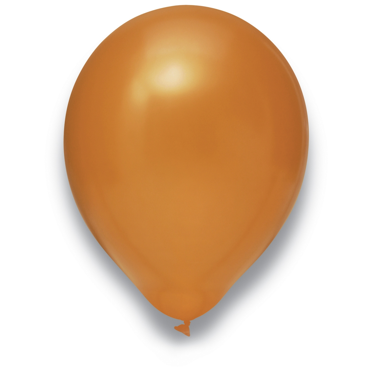 Latexballon Metallic Kupfer 100 Stück Ø 30cm