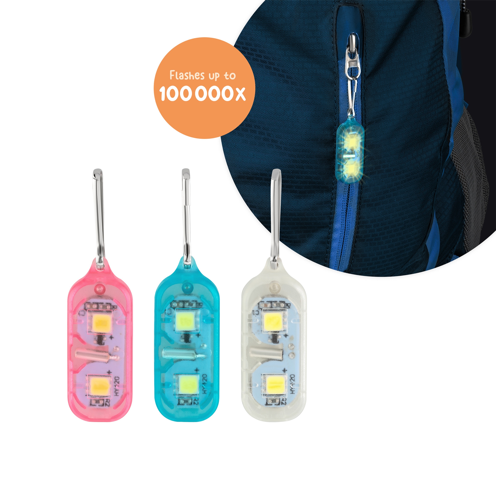 ABC - 2er Set Blinklicht Anhänger ABC - 2er Set Blinklicht Anhänger