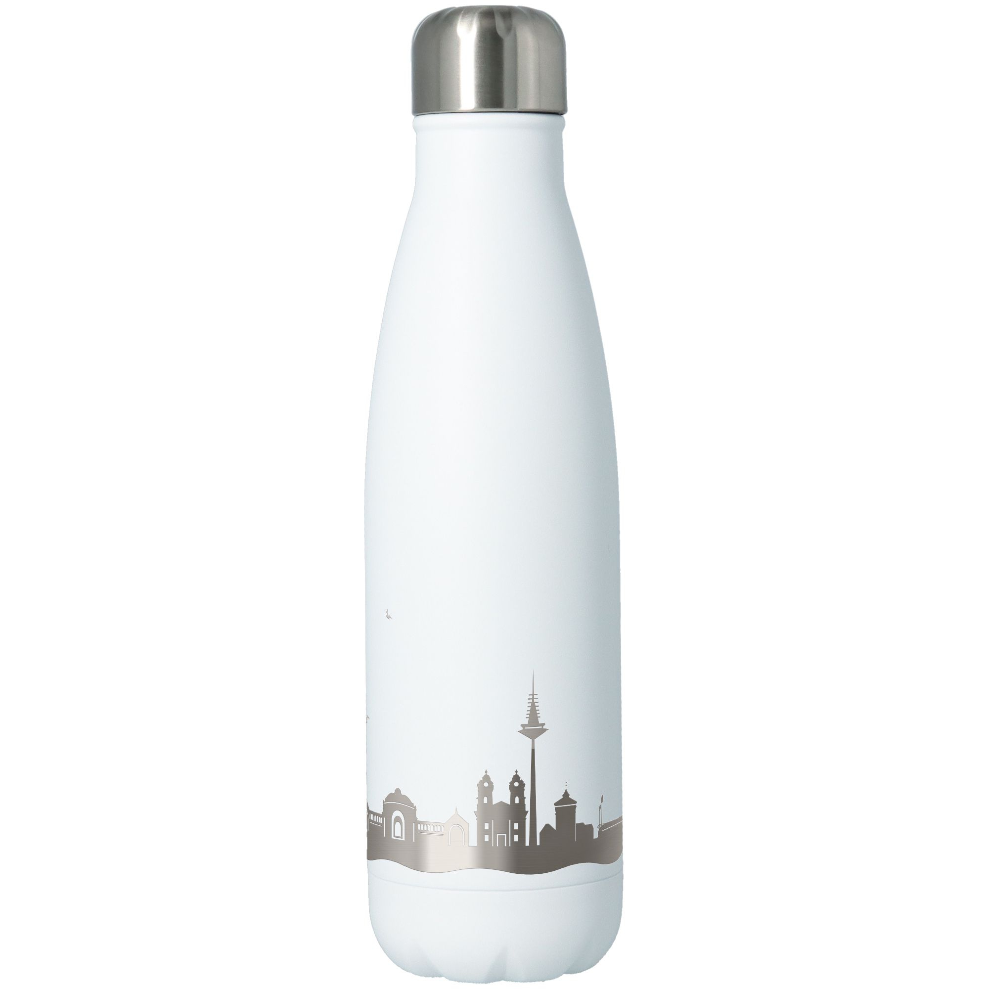 Trinkflasche Skyline Nürnberg Weiß 500ml
