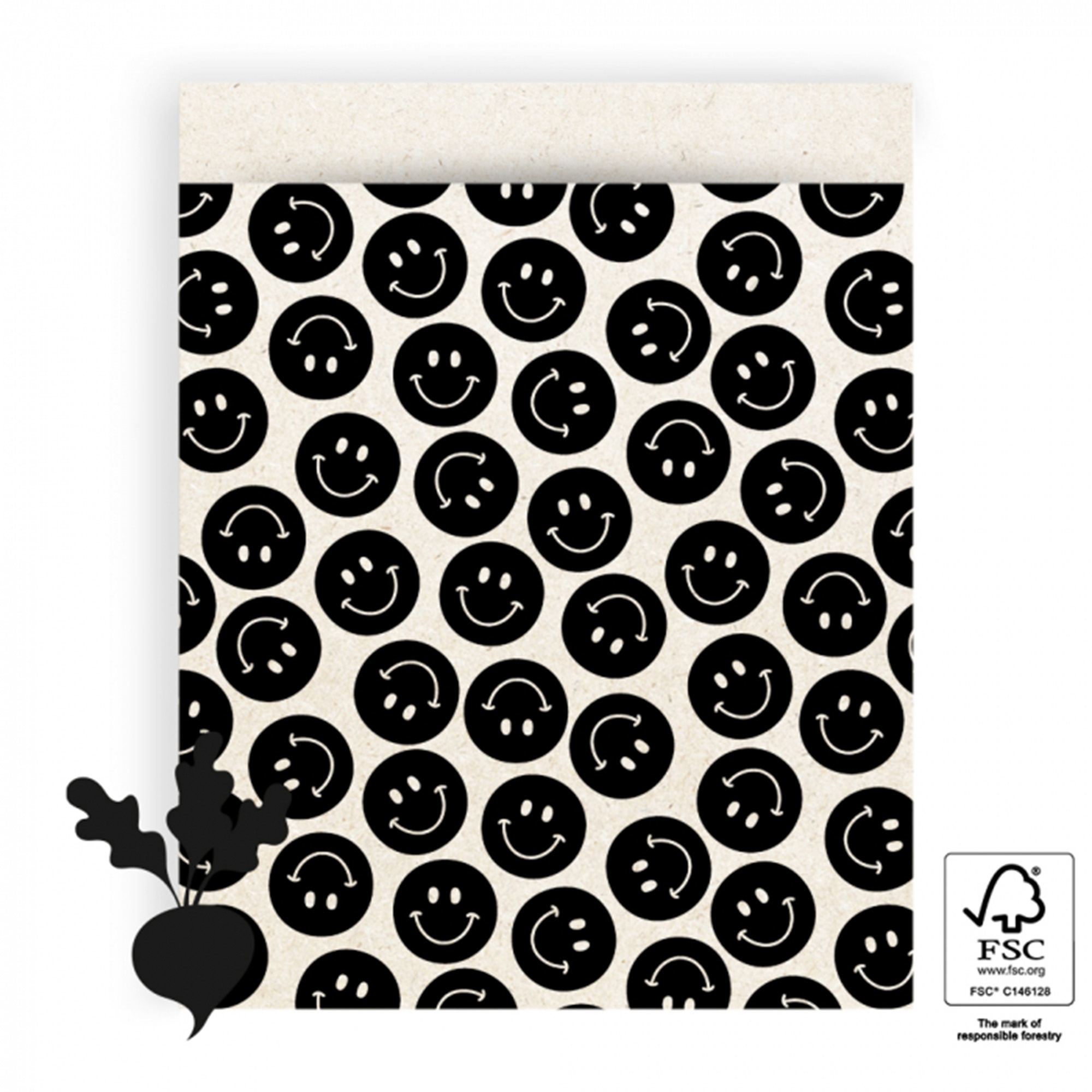 Geschenktüte "Smileys" 27 x 34 cm Geschenktüte "Smileys" 27 x 34 cm