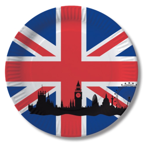 England - 10 Pappteller England - 10 Pappteller