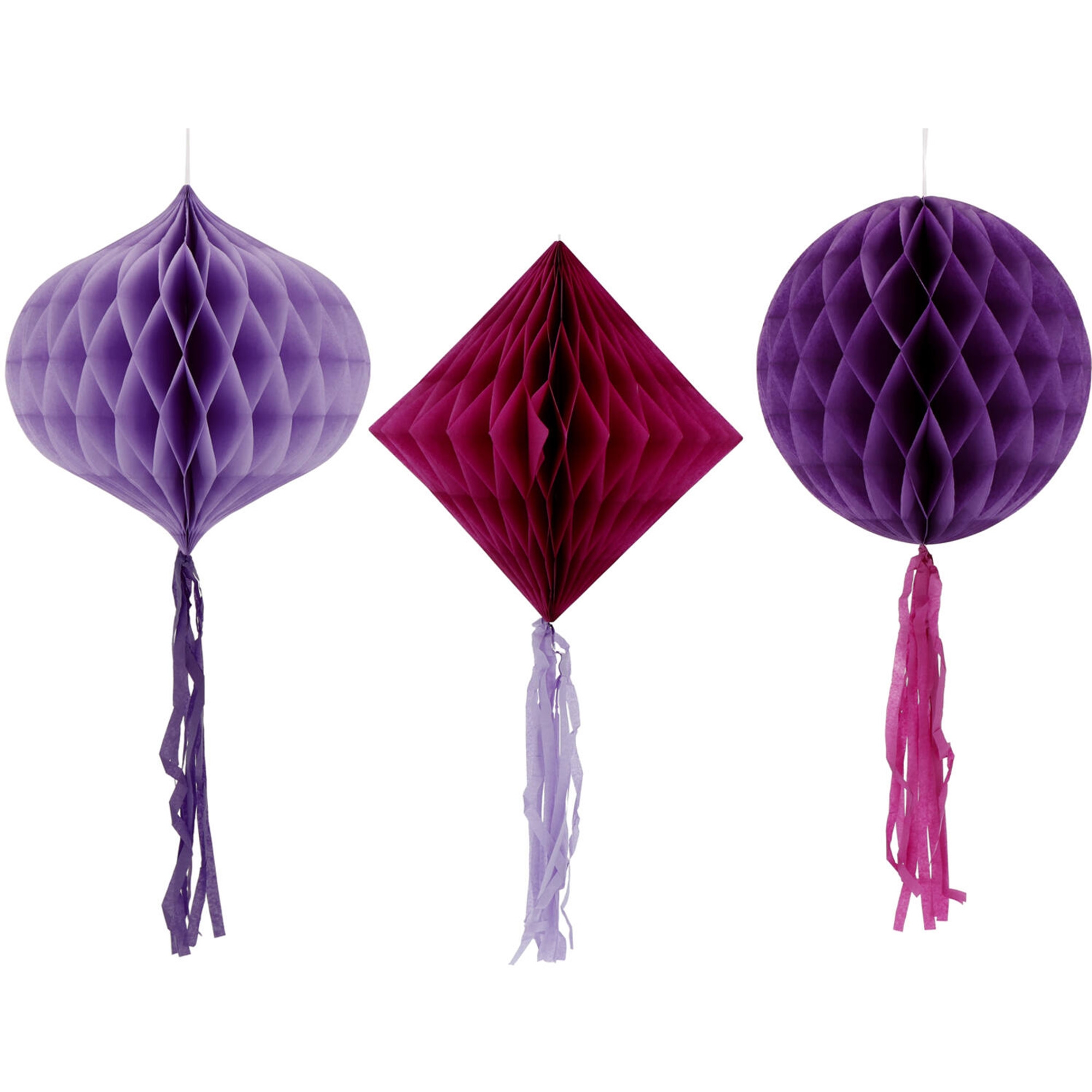 2e8472c6d8fce92aa2c50470cd6fedf1696e9c9c Wabenball-Set "Lila" 3 Stück