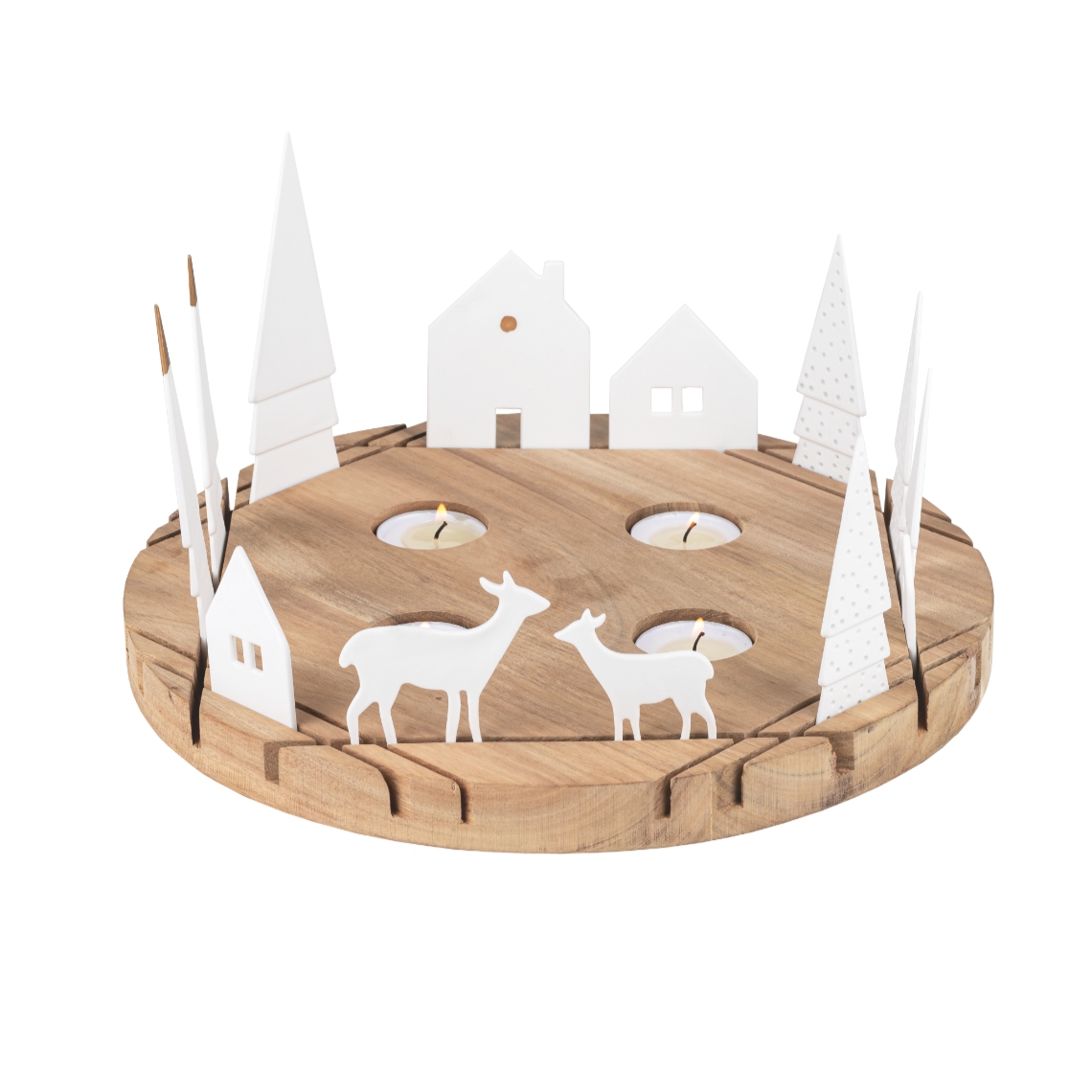 Räder Design - Xmas Lichtobjekt rund Häuschen