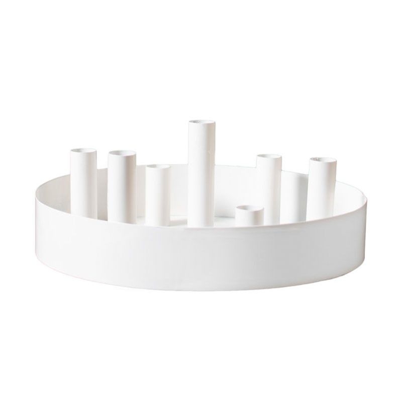 Storefactory - Sund Kerzenhalten rund - Weiß Storefactory - Sund Kerzenhalten rund - Weiß