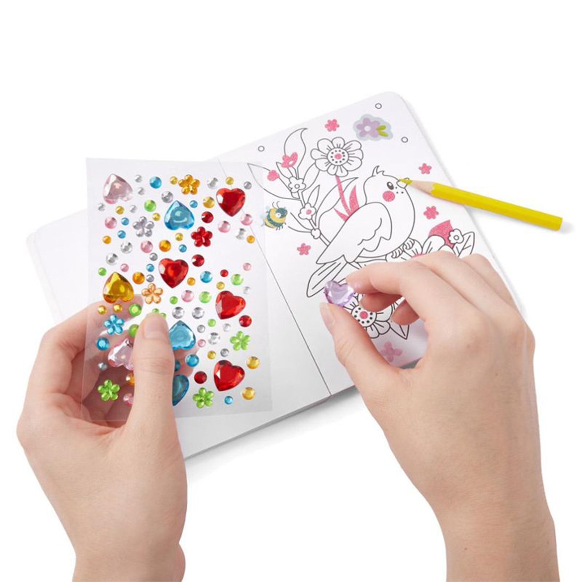 Stickermalbuch inkl. Diamanten Sticker Stickermalbuch inkl. Diamanten Sticker