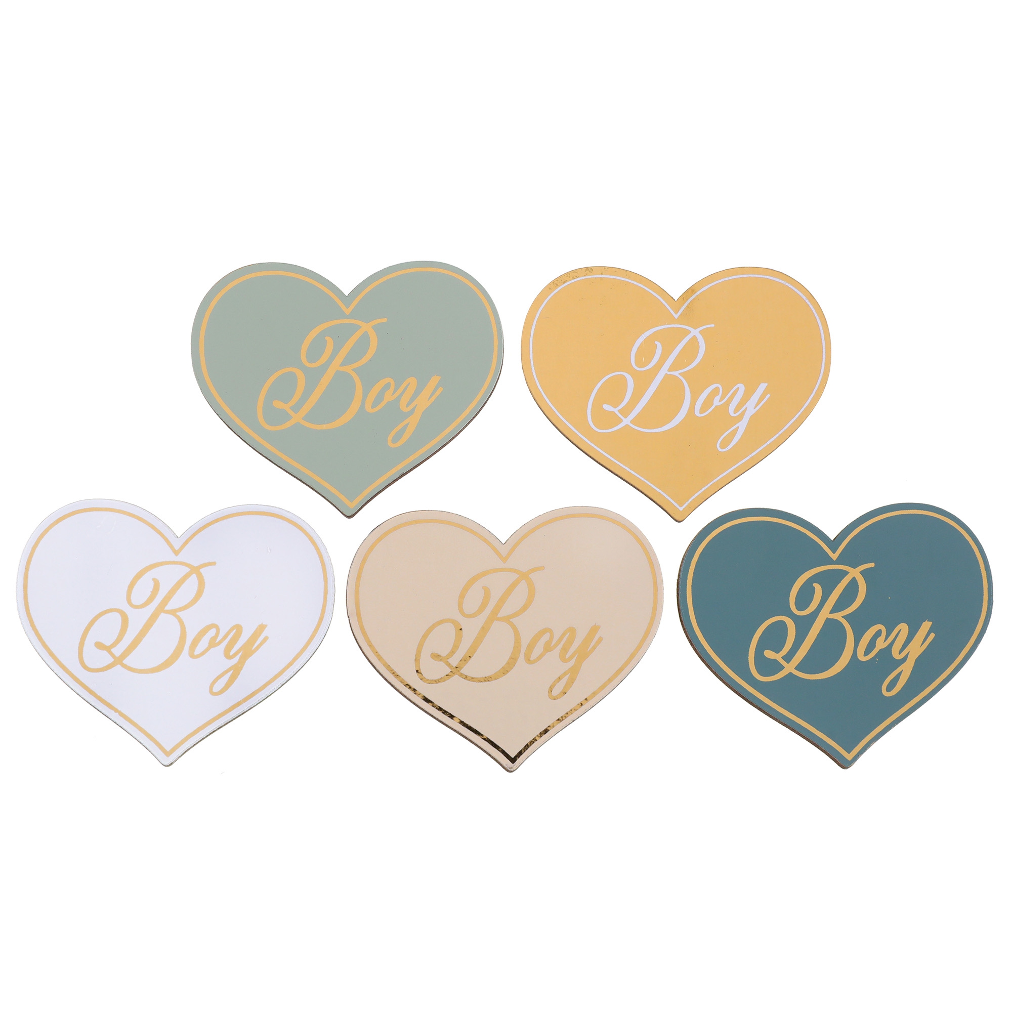 Streudeko "Boy" 10 StĂŒck Herz