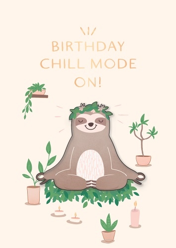 Musikkarte "Birthday Chill Mode on" Musikkarte "Birthday Chill Mode on"