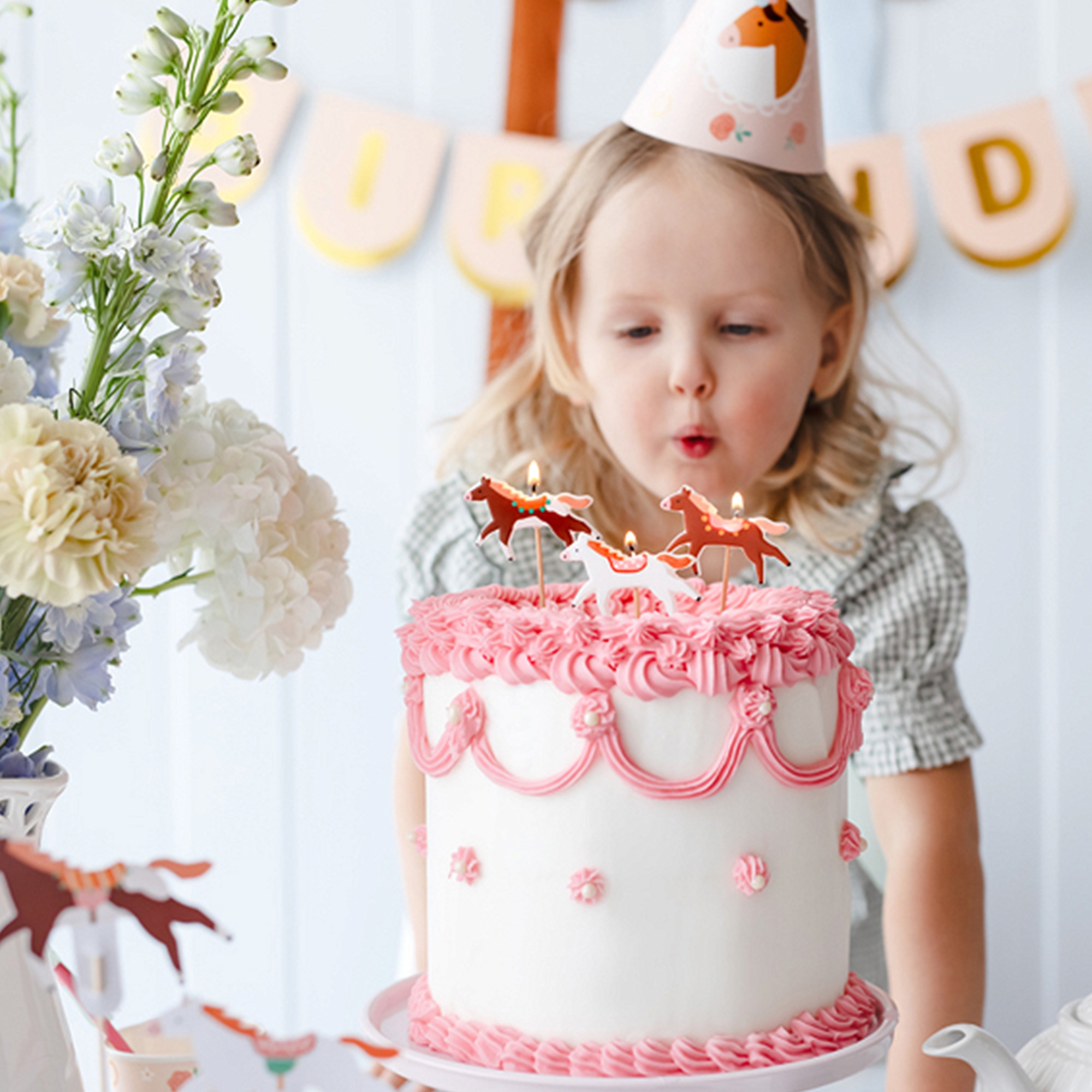 3 Kuchenkerzen "Pferde" 3 Kuchenkerzen "Pferde"