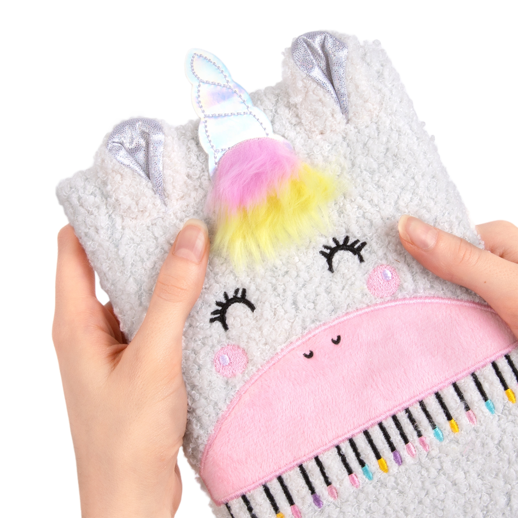 Plüsch-Notizbuch "Einhorn" Plüsch-Notizbuch "Einhorn"