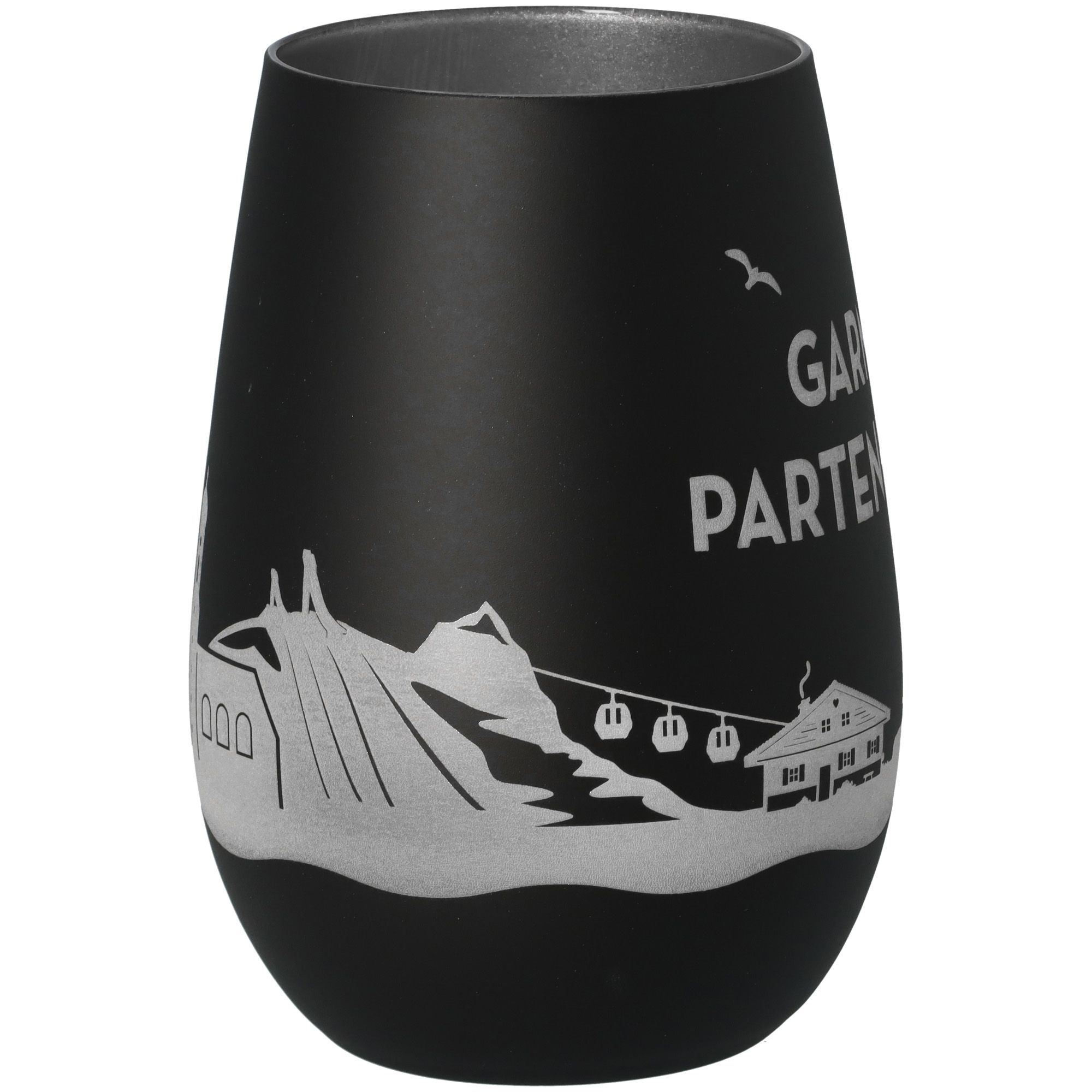 Windlicht Skyline Garmisch-Partenkirchen Schwarz/Silber Windlicht Skyline Garmisch-Partenkirchen Schwarz/Silber