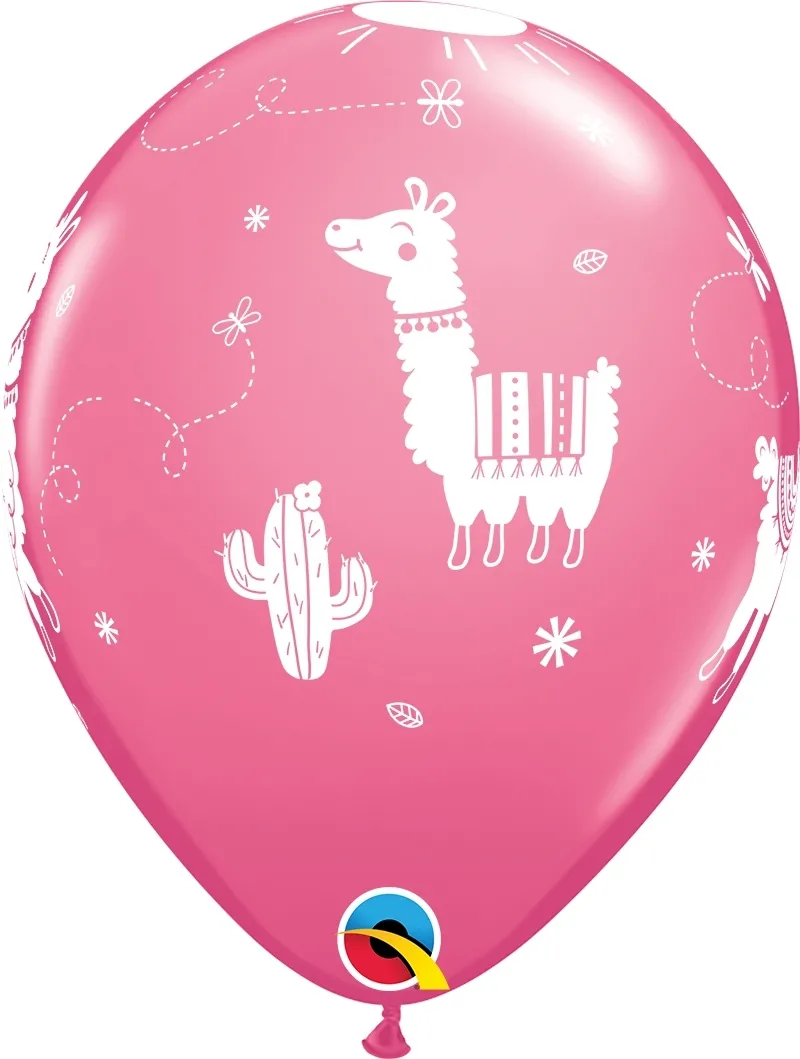 Qualatex Latexballon Lamas verschiedene Farben Ø 30cm