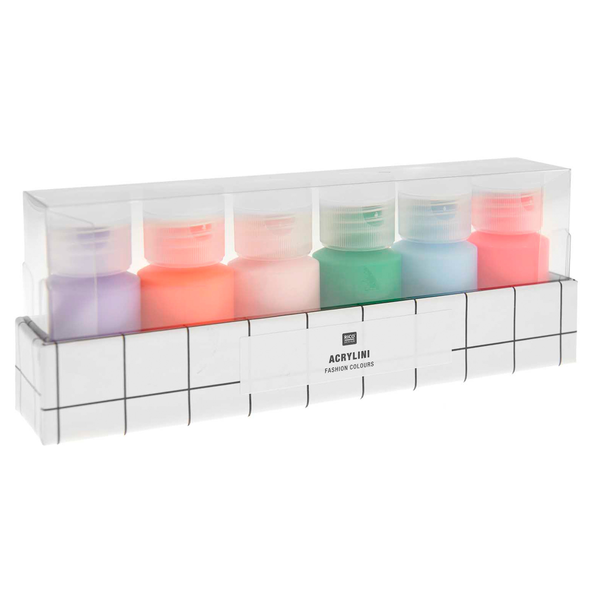 Acrylfarben Set Fashion Colours, 6 x 22 ml Kabinett, Mobiliar, Krug, Erste Hilfe, Schublade