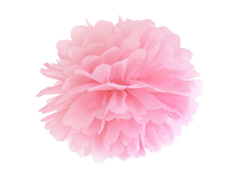 Pompom aus Papier - klein, Rosa Pompom aus Papier - klein, Rosa