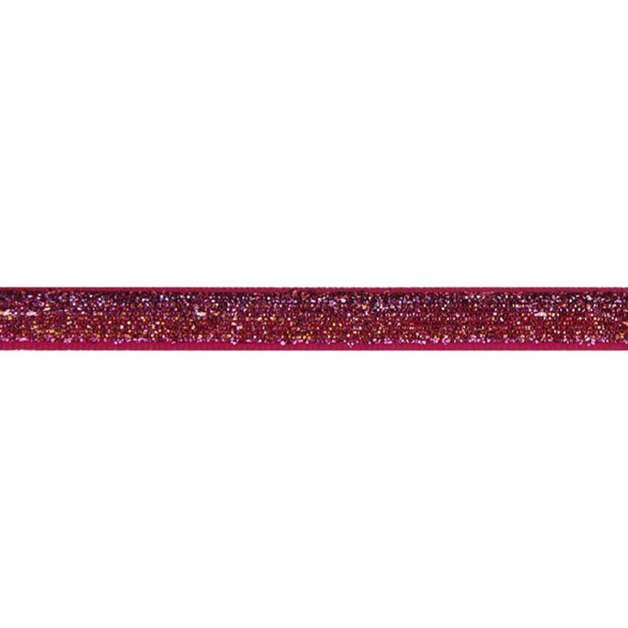 Glitzerband, Pink, 10mm / 3m