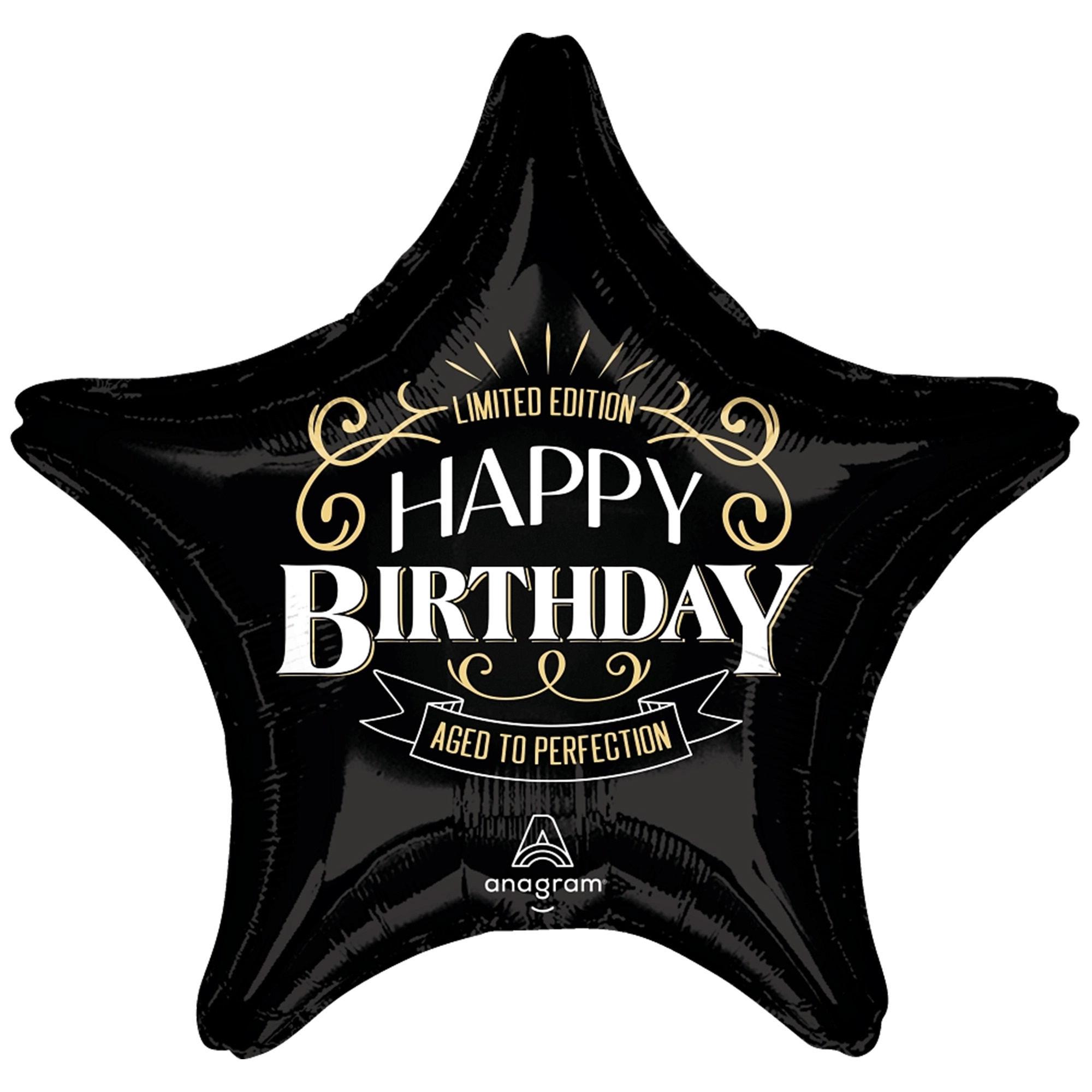 Folienballon "Better with Age" 70 cm Abzeichen, Logo, Symbol