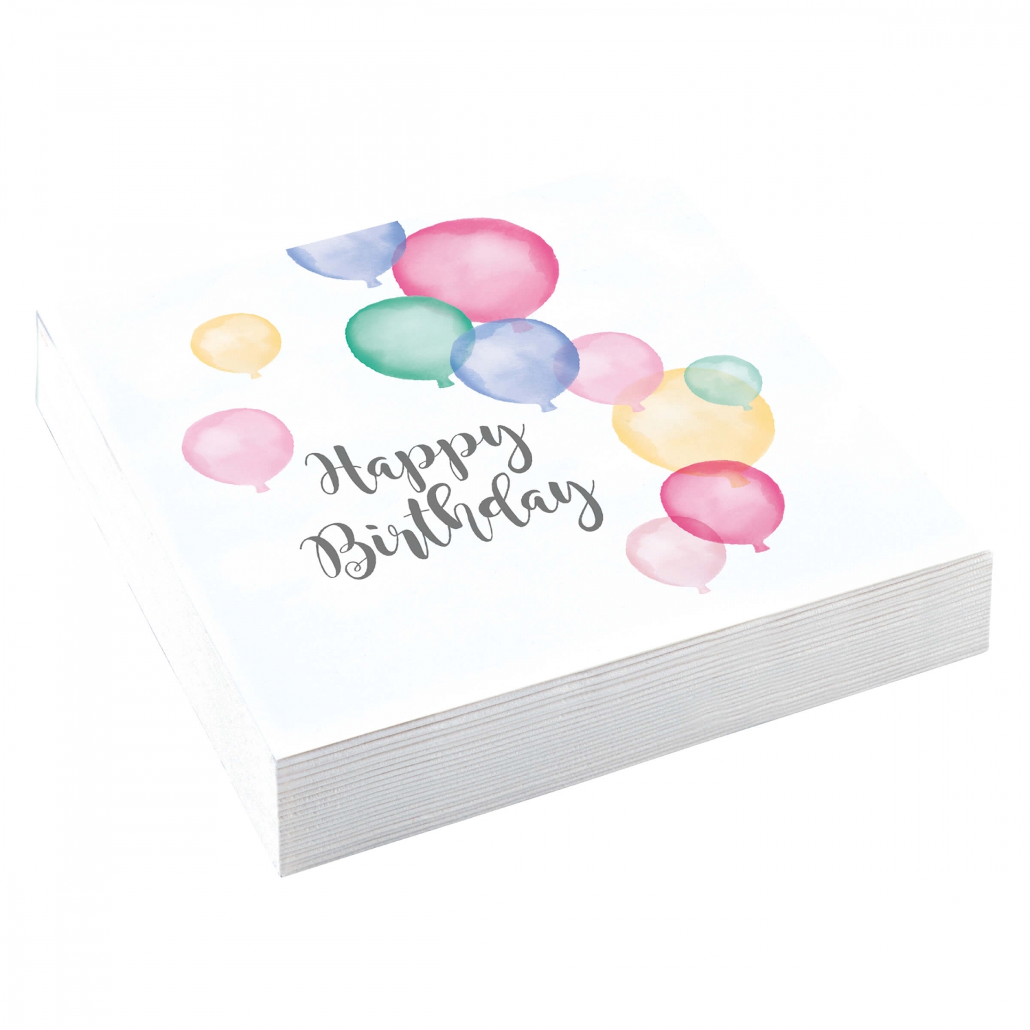 Happy Birthday Pastell - 20 Servietten Happy Birthday Pastell - 20 Servietten