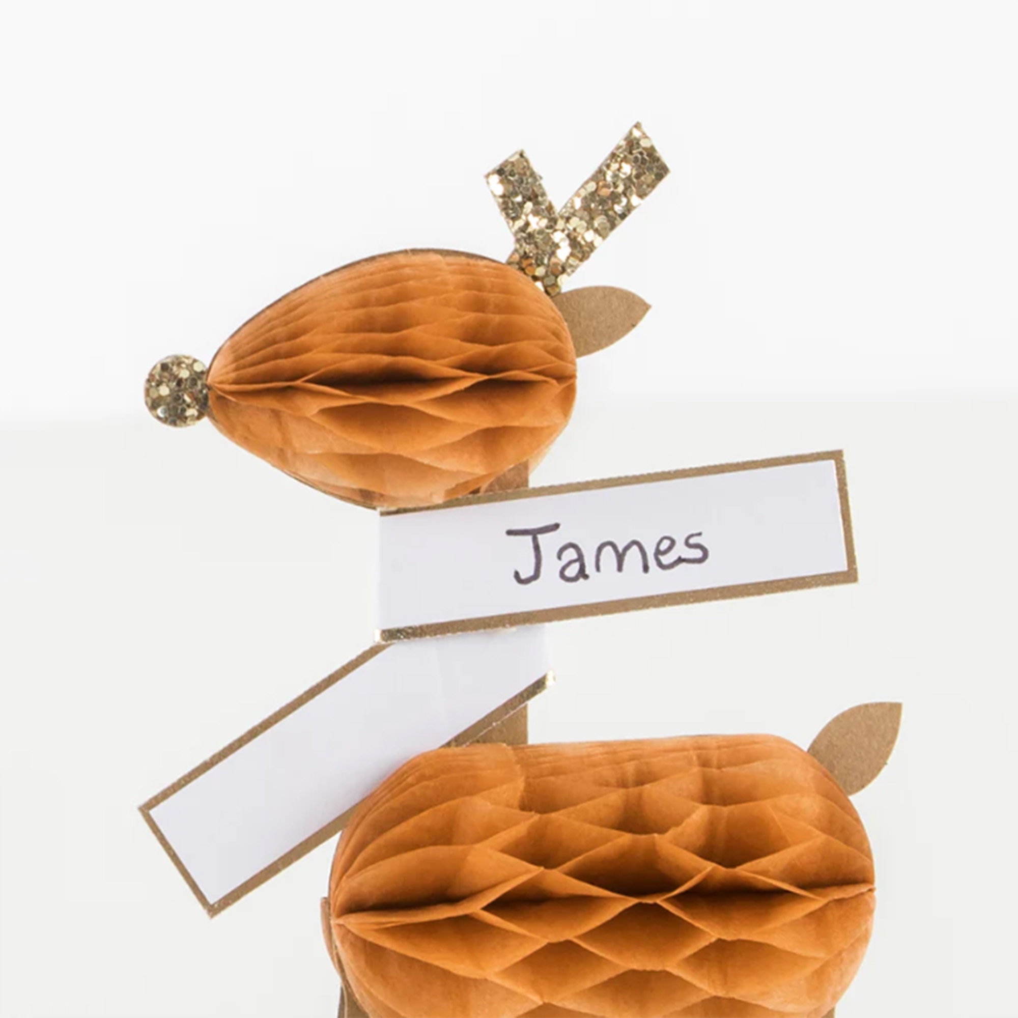 Meri Meri - 8 Waben-Rentier Platzkarten Meri Meri - 8 Waben-Rentier Platzkarten