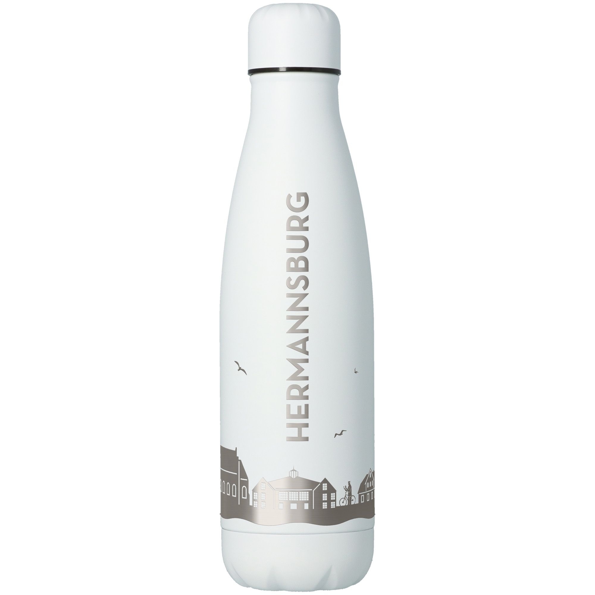 Trinkflasche Skyline Hermannsburg Weiß 500ml