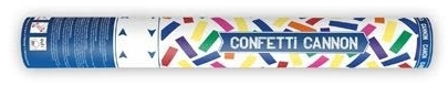 Konfetti Kanone mit buntem Konfetti, 40 cm