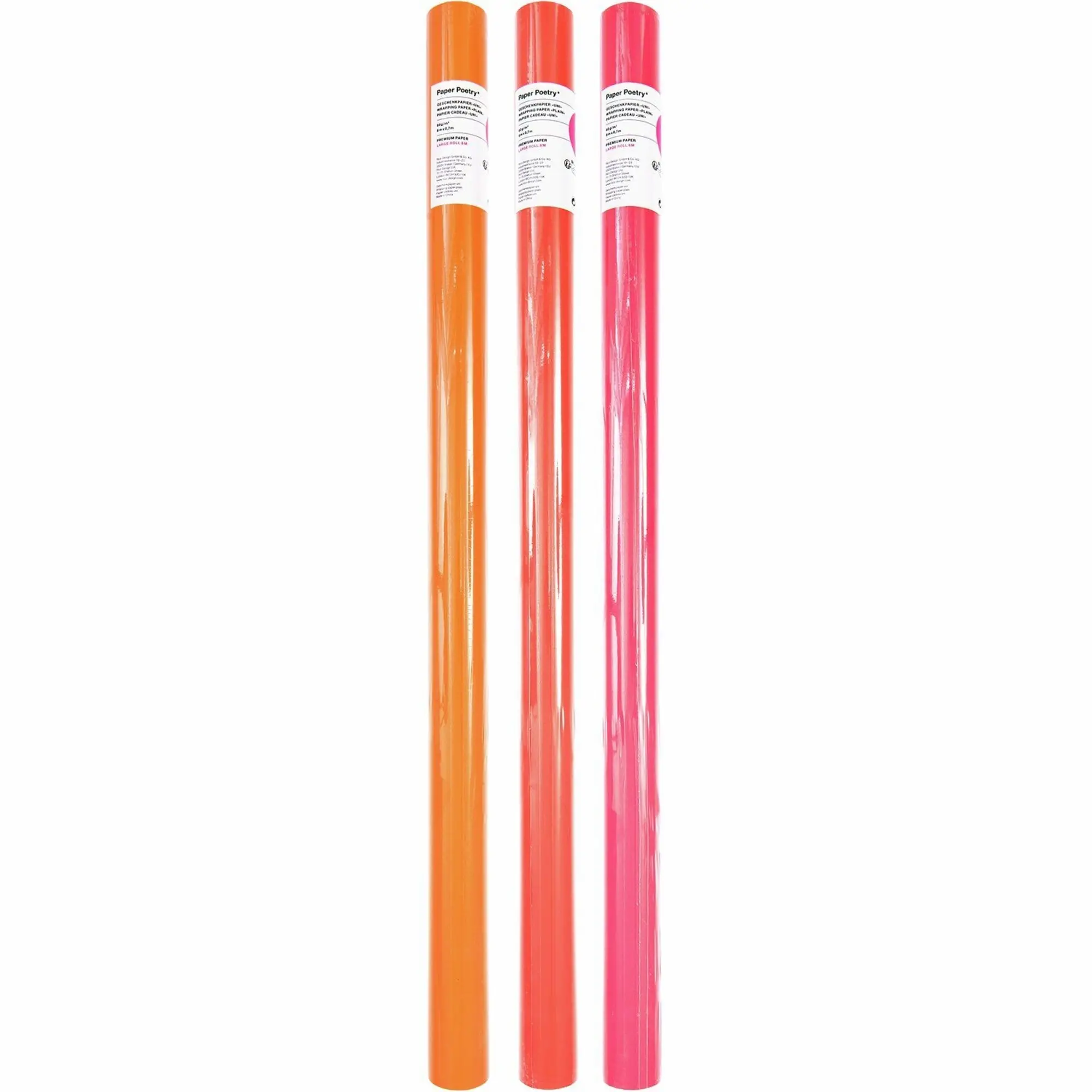 Geschenkpapier auf Rolle "Pink" 8 m