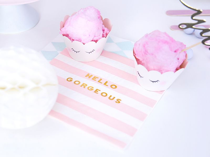 20 Servietten "Hello Gorgeous", Rosa/Gold 20 Servietten "Hello Gorgeous", Rosa/Gold