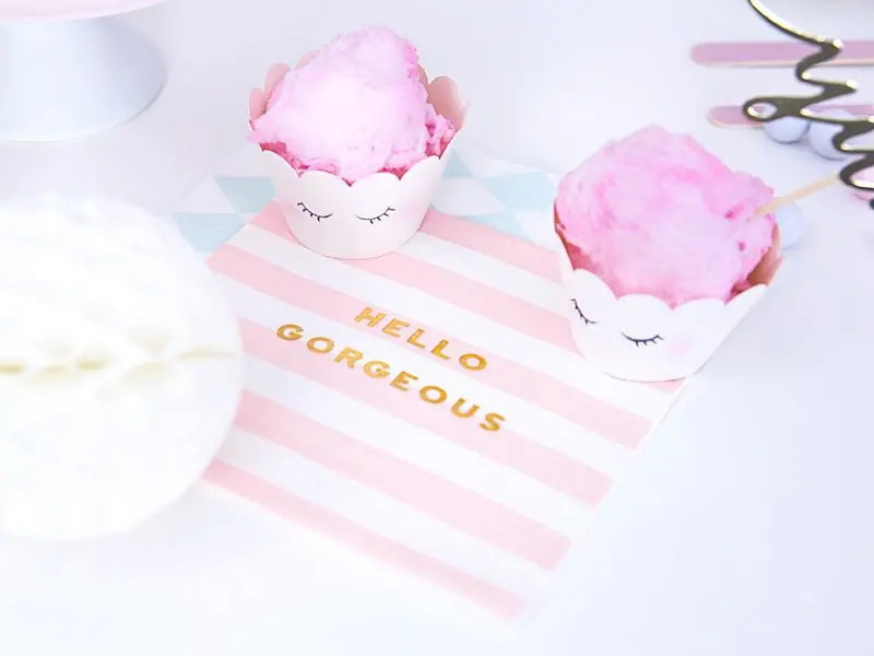 20 Servietten "Hello Gorgeous",  Rosa/Gold