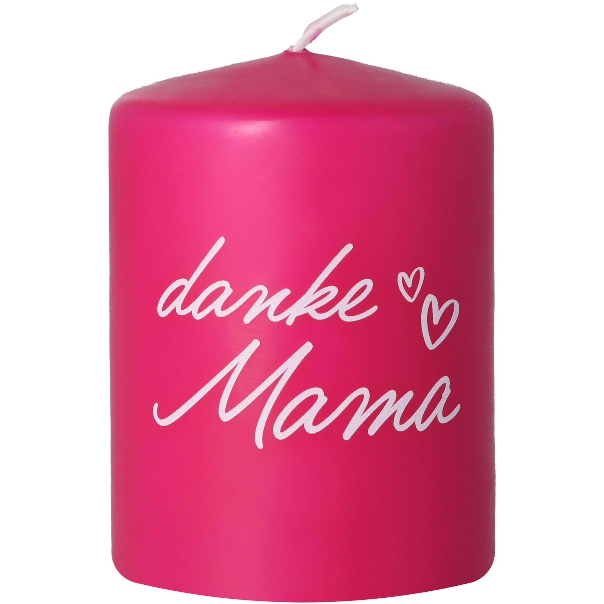 Stumpenkerze "Danke Mama" Kerze
