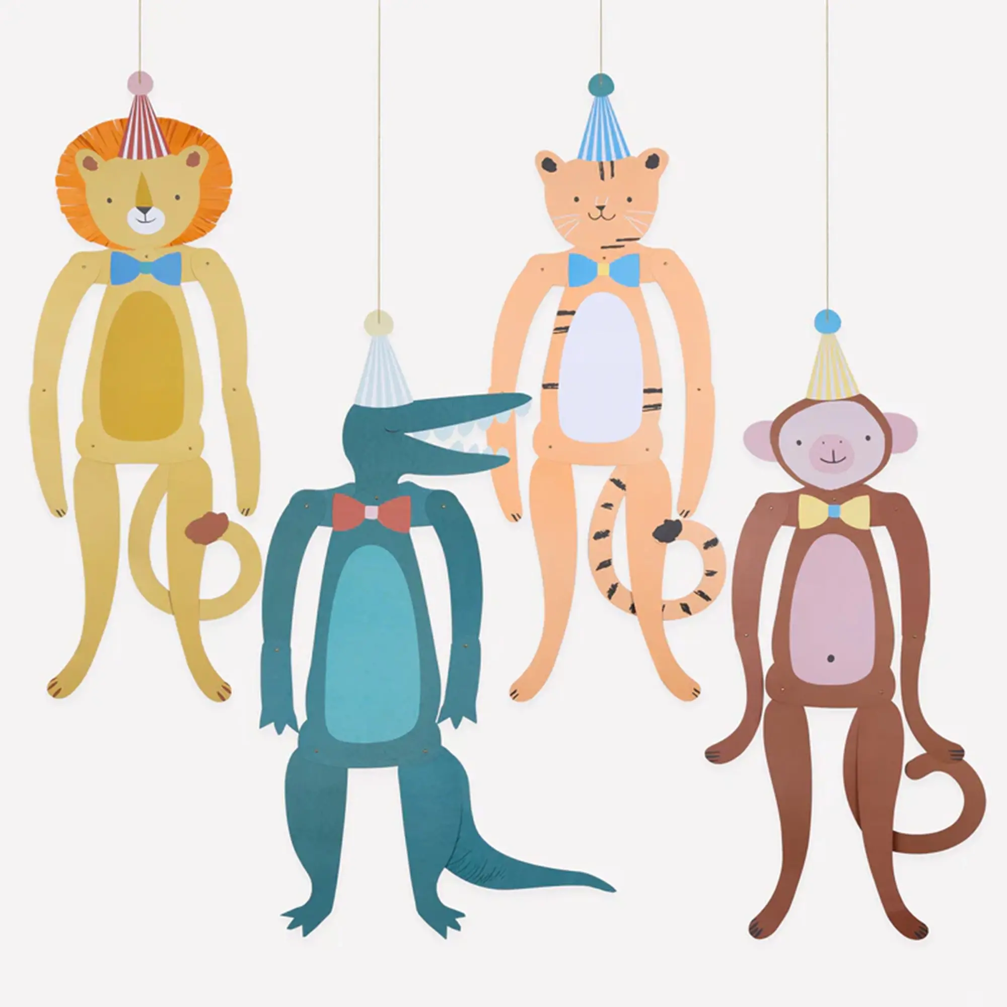Puppenhalter, Wandhänger, Tierfigur, Jonglierteile, Kunststofffigur