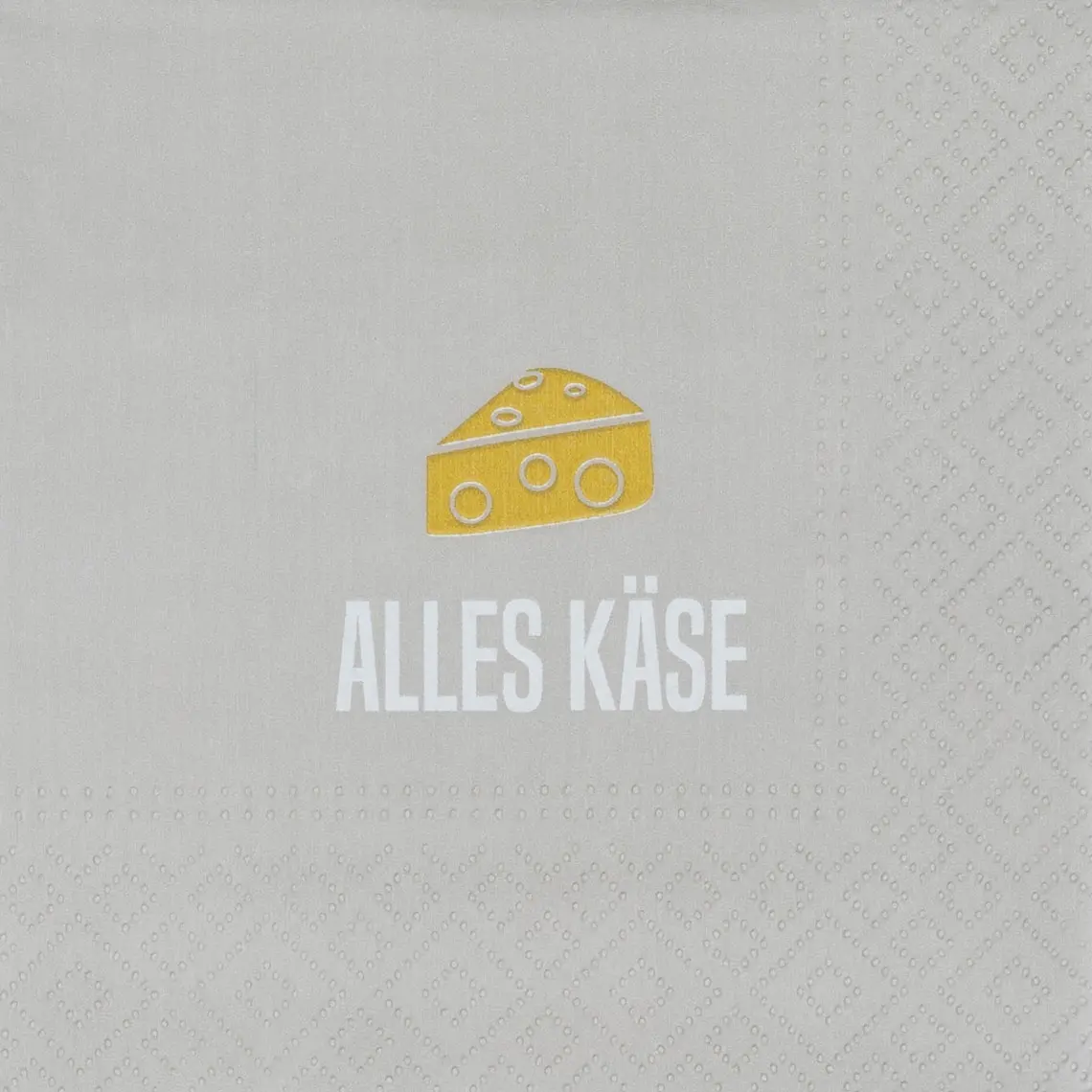 Räder Design - 20 Cocktailservietten "Alles Käse"