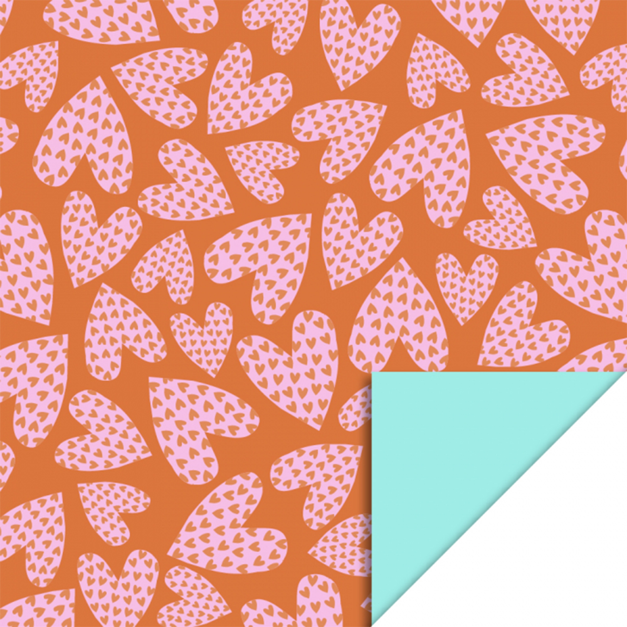 Geschenkpapier "Love Hearts" 3 m Muster