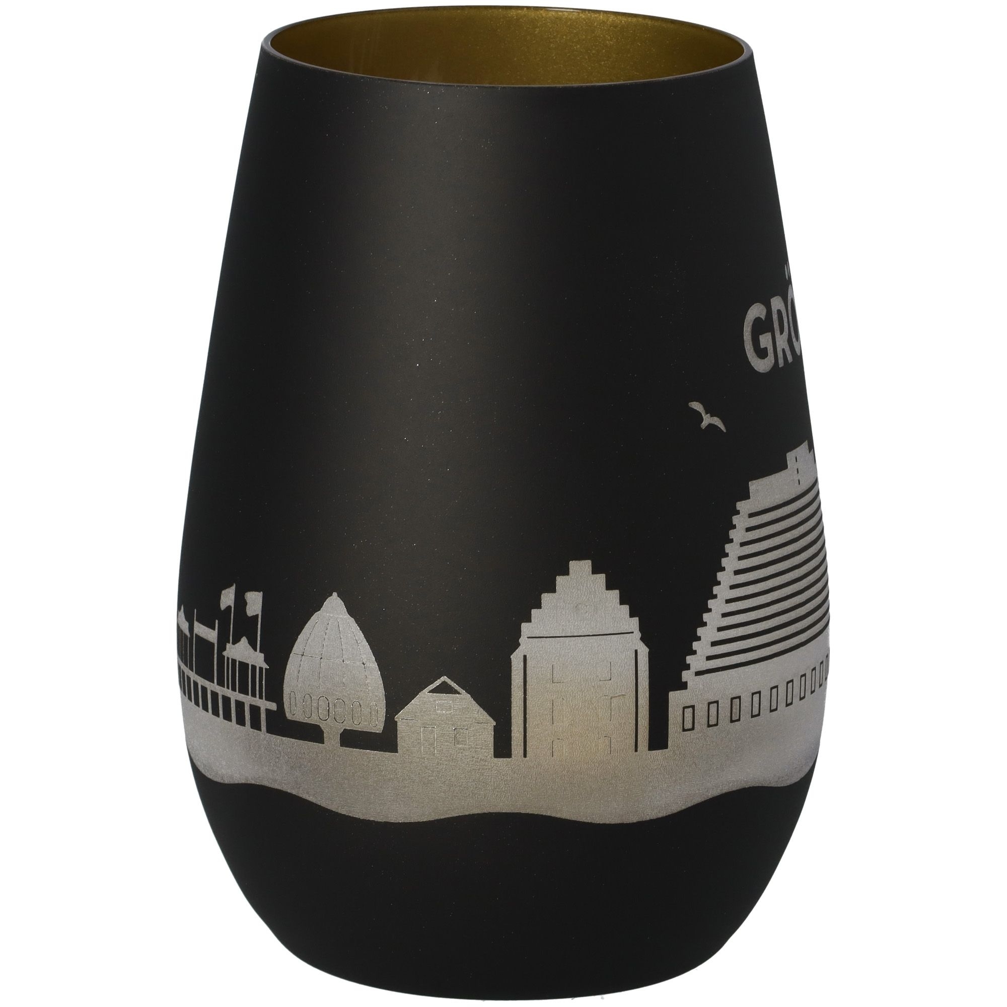 Windlicht Skyline Grömitz Schwarz/Gold Windlicht Skyline Grömitz Schwarz/Gold