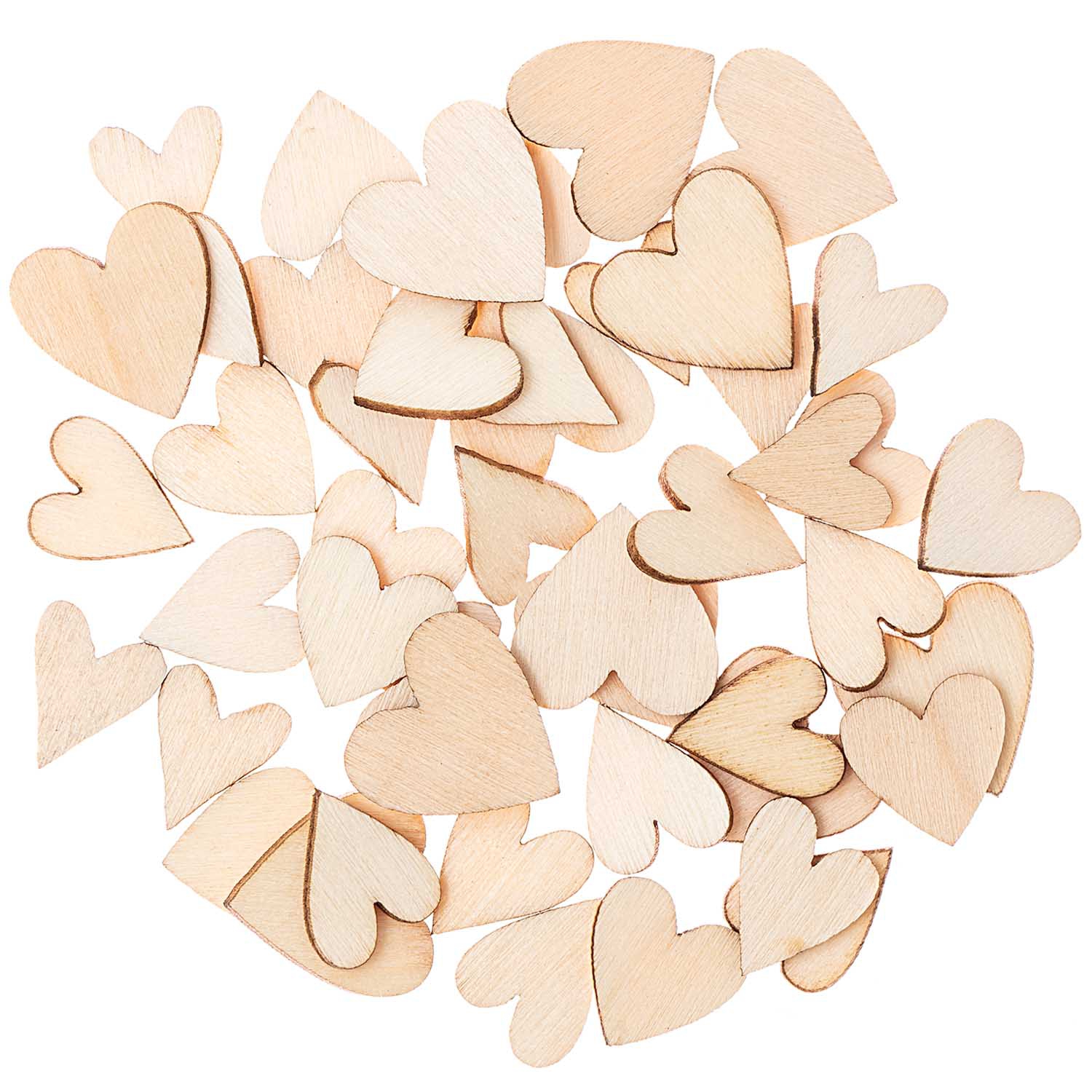 Konfetti - Mini Holzstreu ♥, Natur