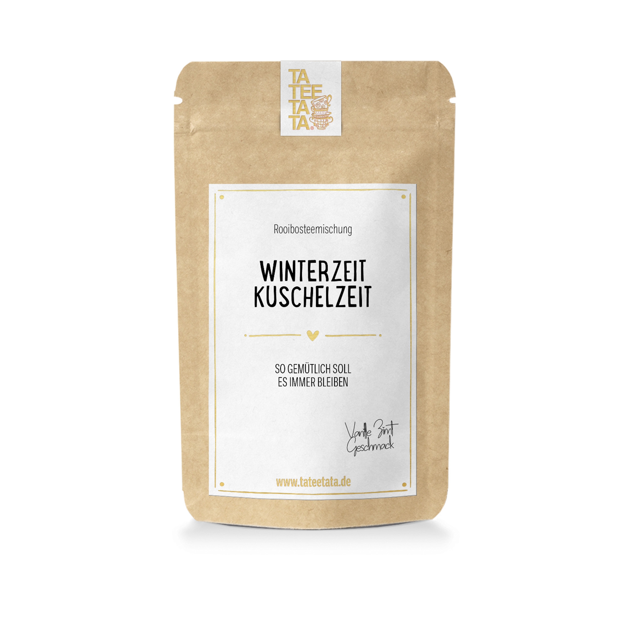 Tee "Winterzeit Kuschelzeit" Vanille Zimt Geschmack, 15 g Pulver