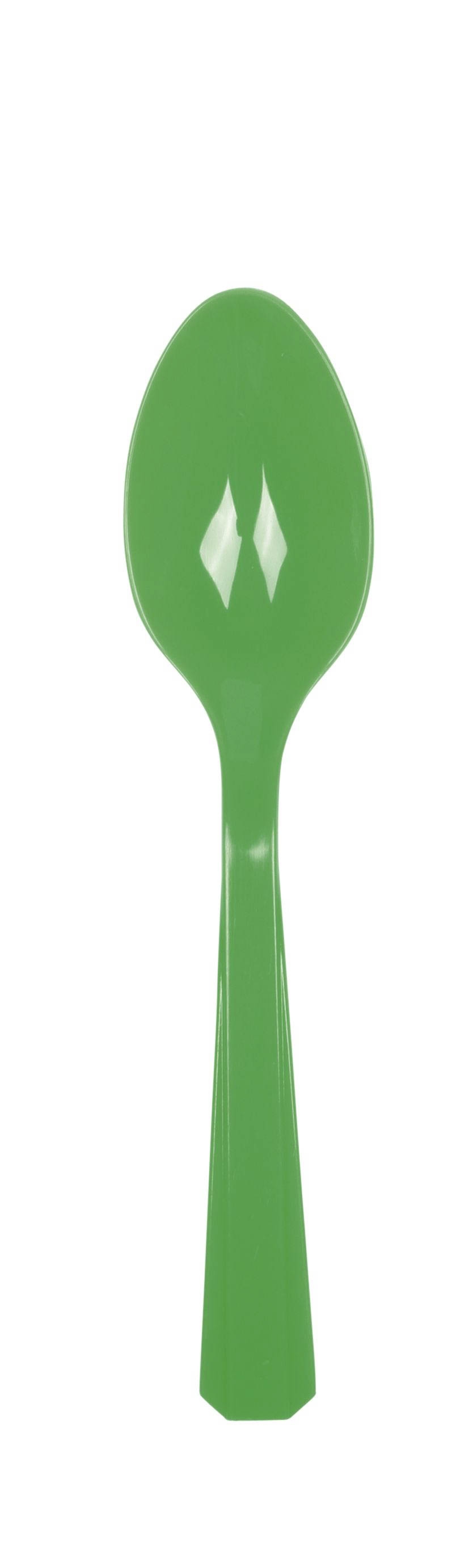 Festliches Grün - 10 Plastiklöffel Festliches Grün - 10 Plastiklöffel