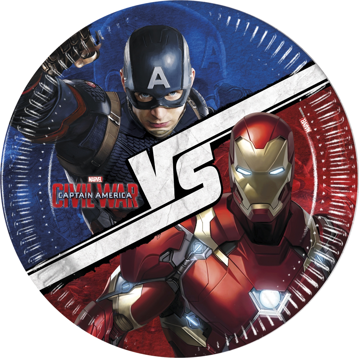 Civil War - 8 Pappteller Civil War - 8 Pappteller